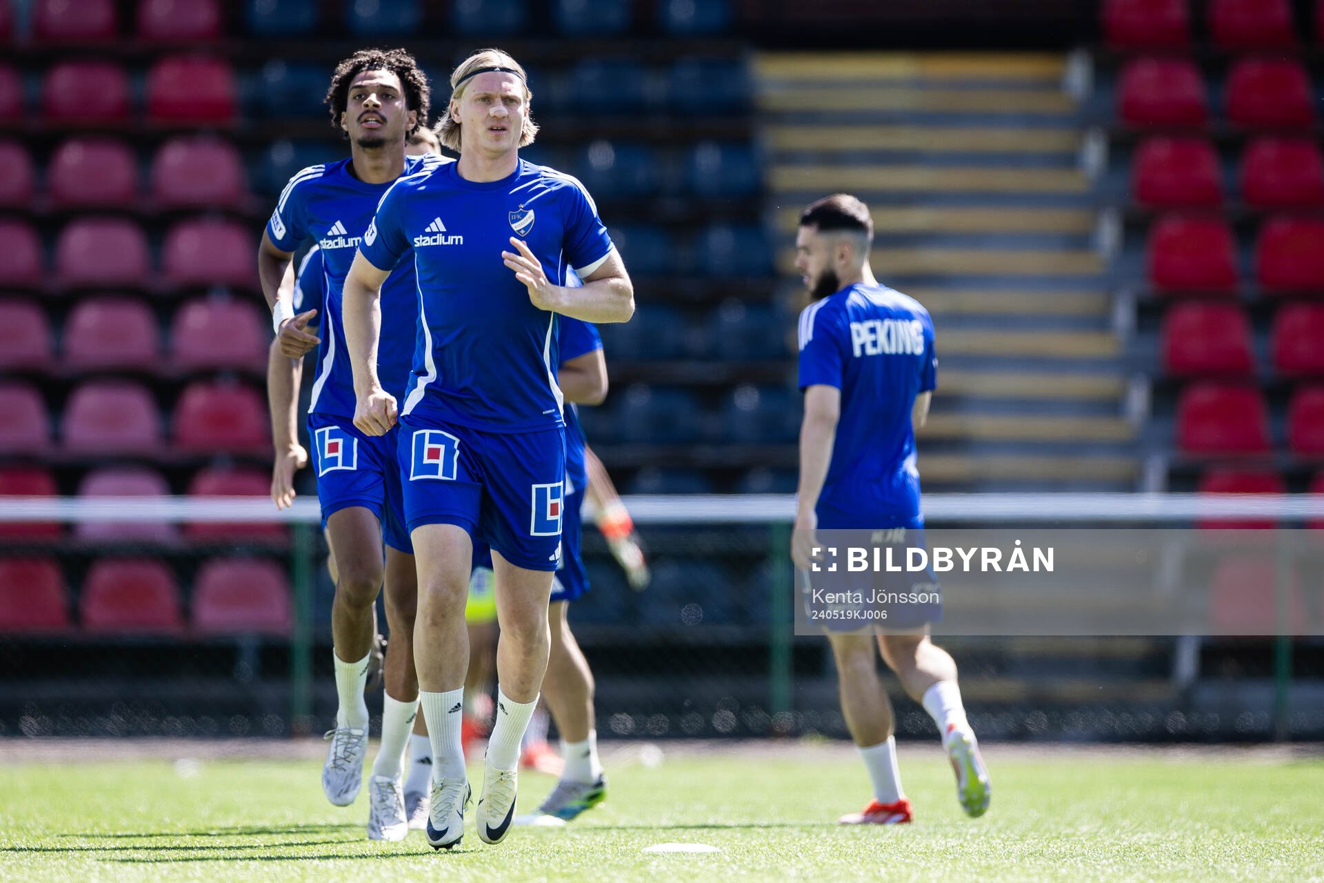 IFK Norrköpings Daniel Fritz Eid och Jesper Ceesay