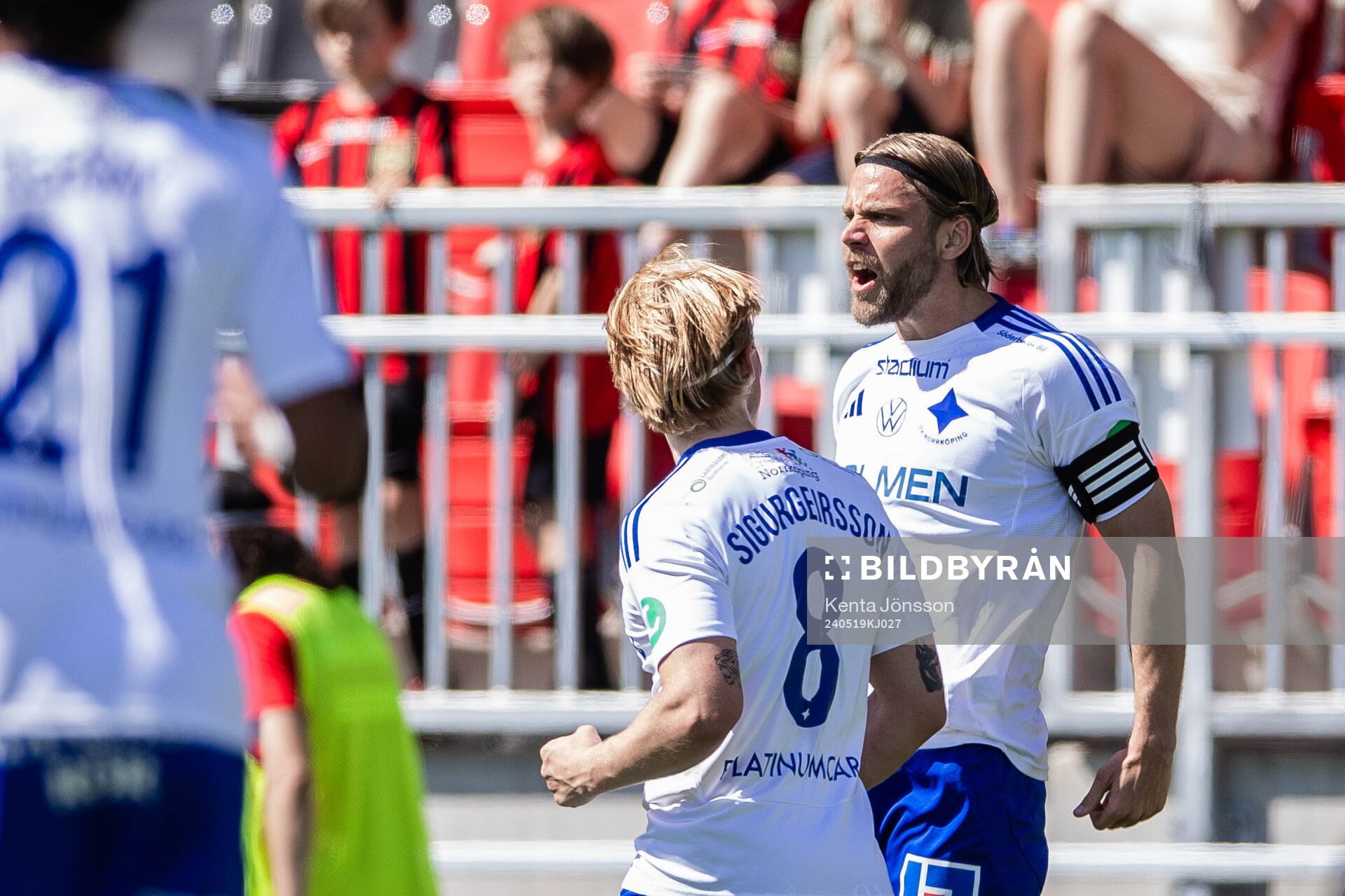 IFK Norrköpings Christoffer Nyman jublar
