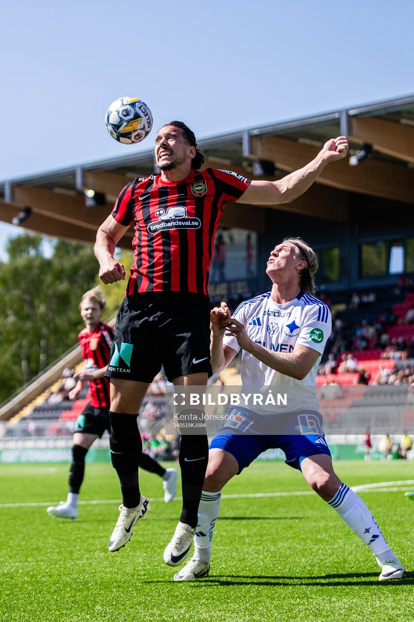 Brommapojkarnas Nikola Vasic och IFK Norrköpings Daniel