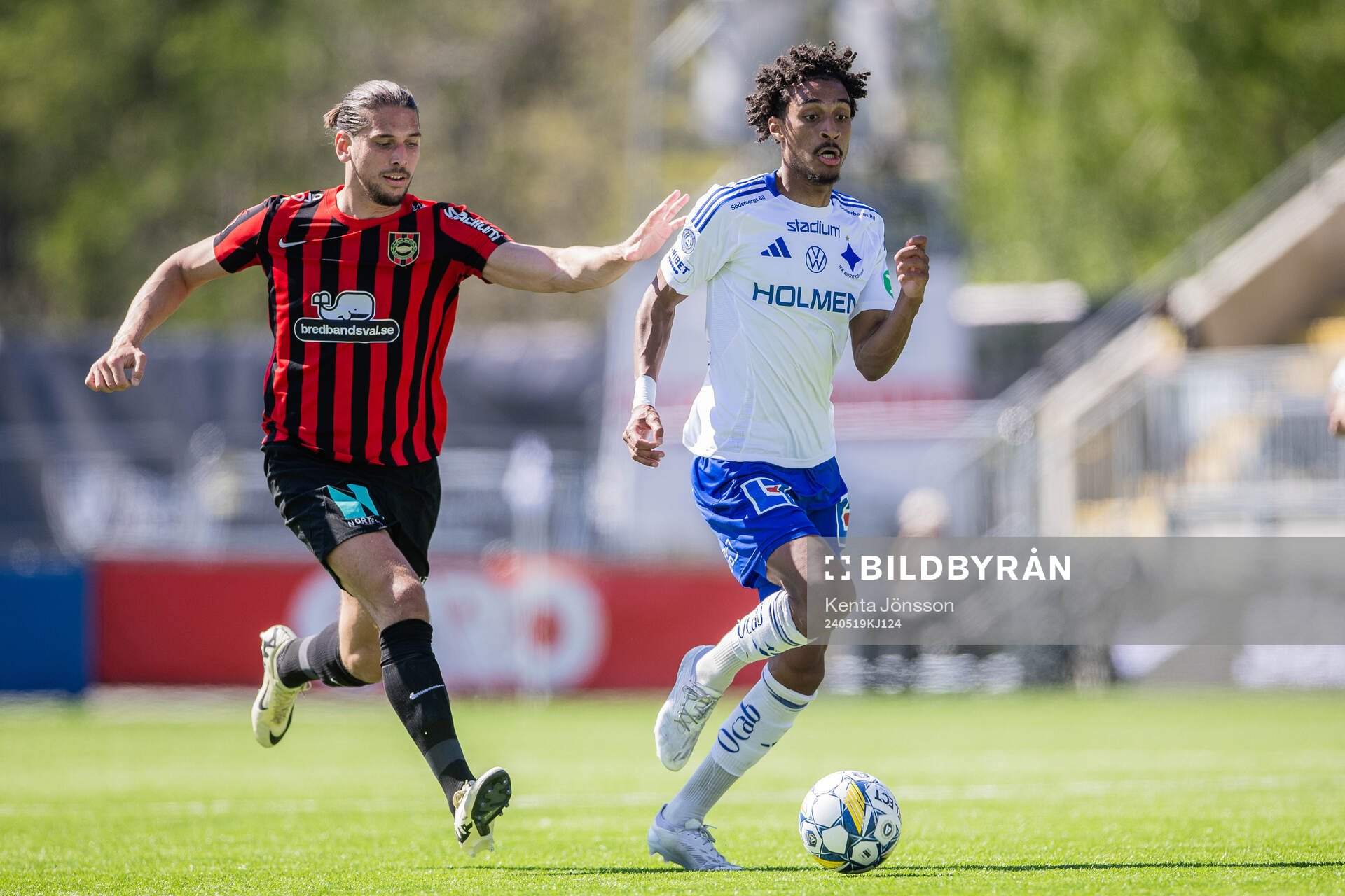 Brommapojkarnas Nikola Vasic och IFK Norrköpings Jesper