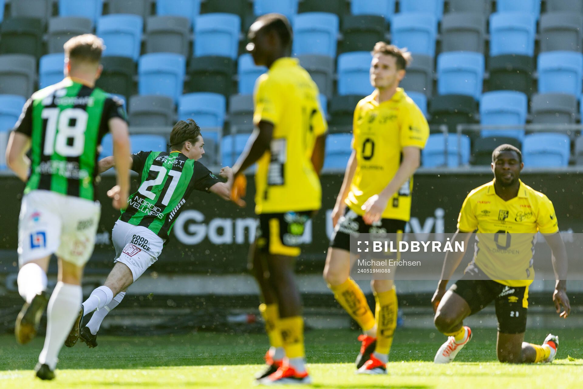 GAIS Axel Henriksson jublar