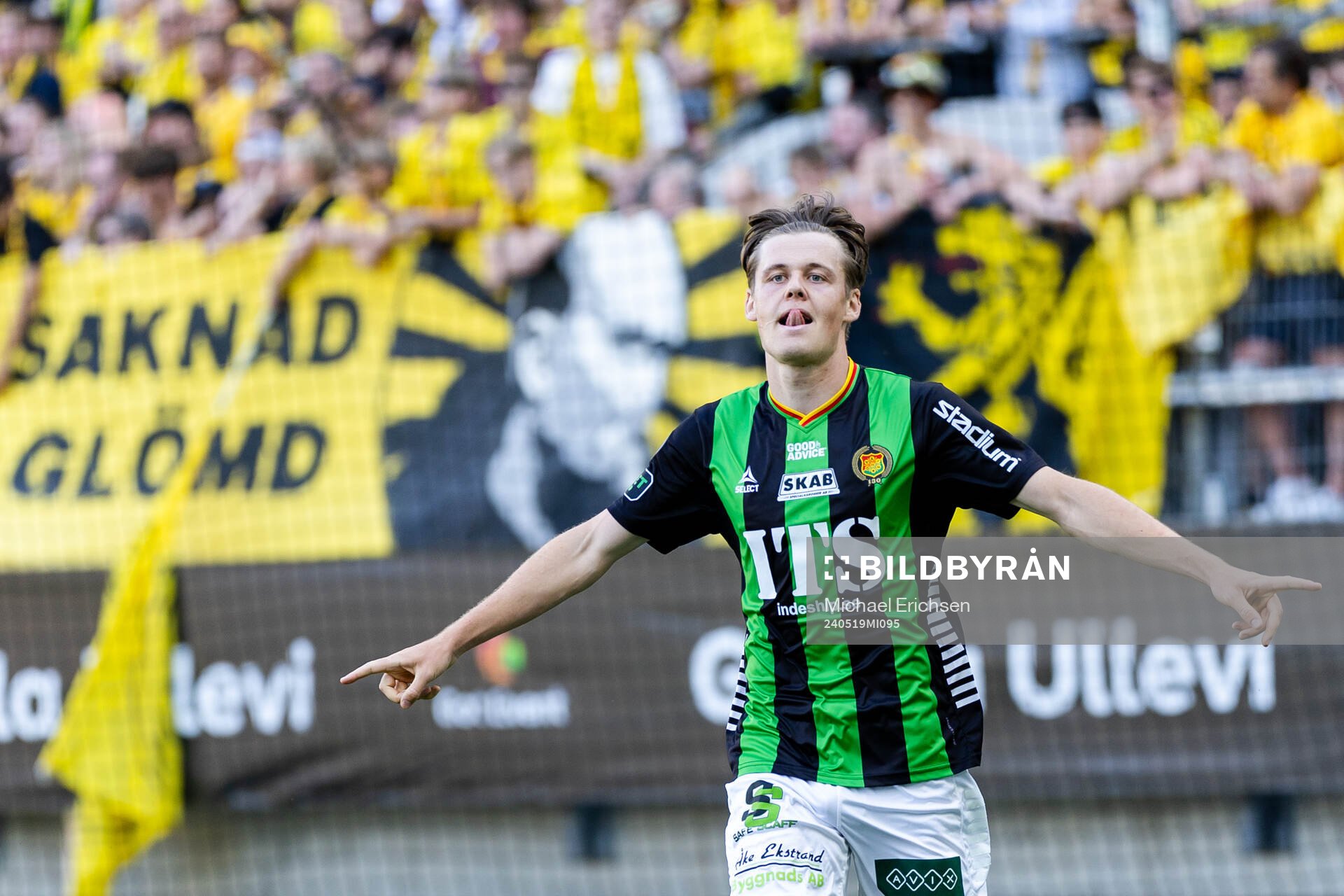 GAIS Axel Henriksson jublar