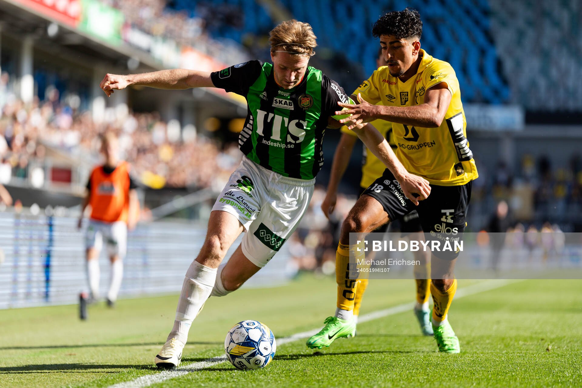 GAIS August Wängberg och Elfsborgs Ahmed Qasem