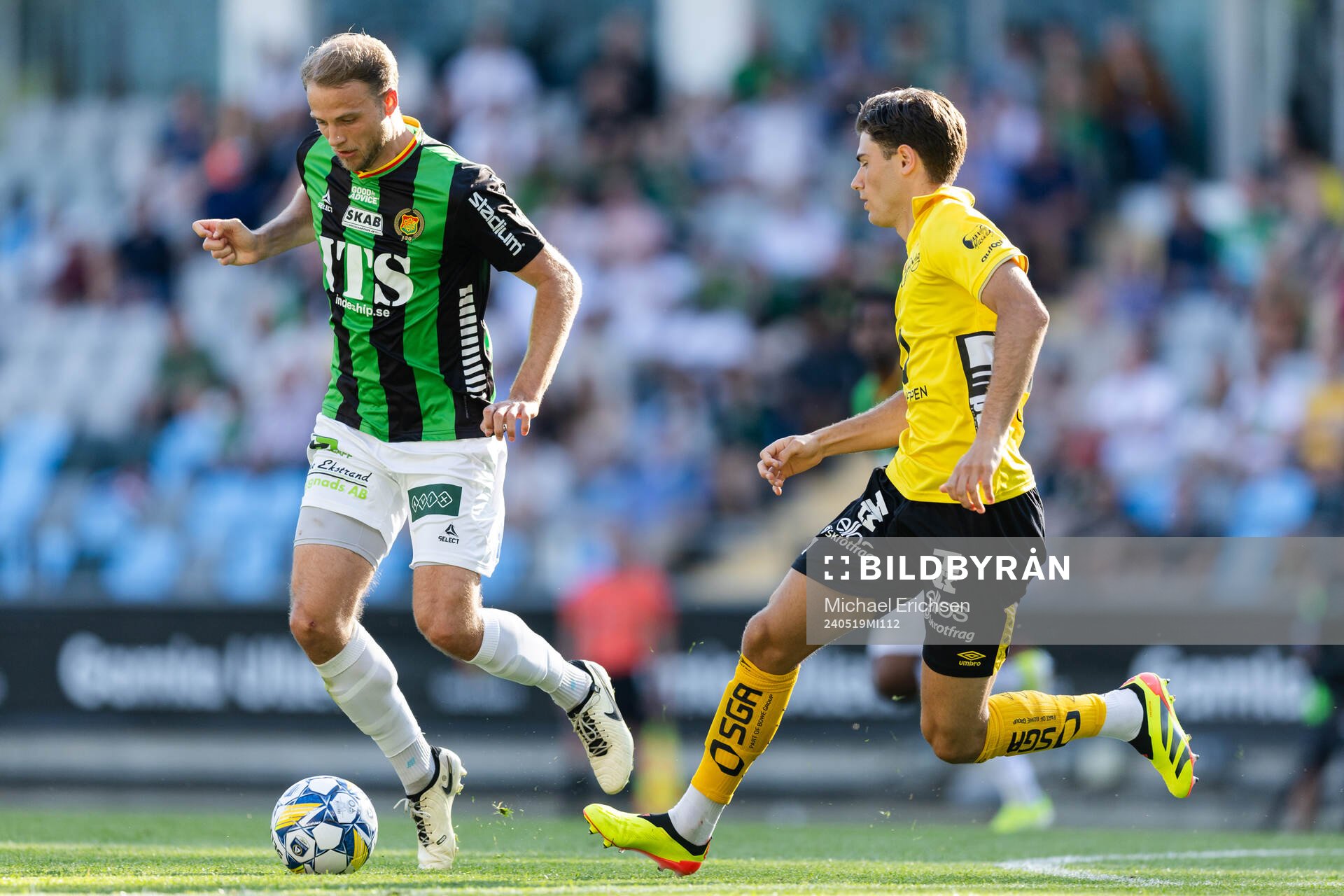 GAIS Gustav Lundgren och Elfsborgs Besfort Zeneli