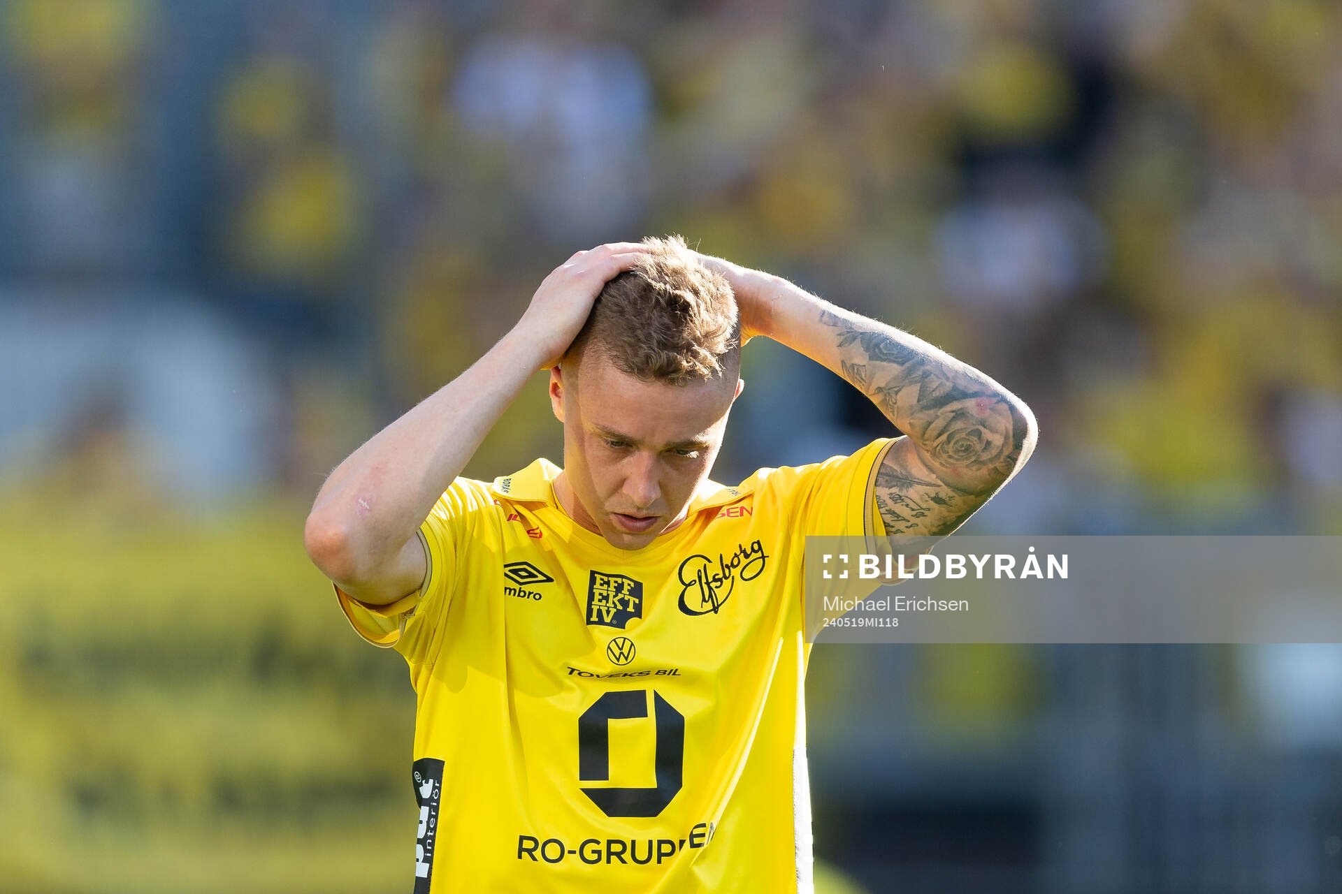 Elfsborgs Sebastian Holmen deppar