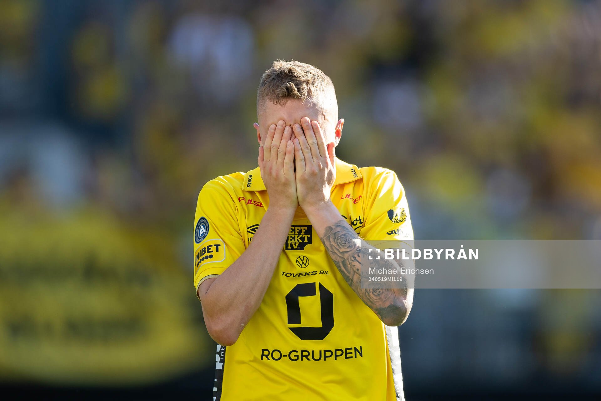 Elfsborgs Sebastian Holmen deppar