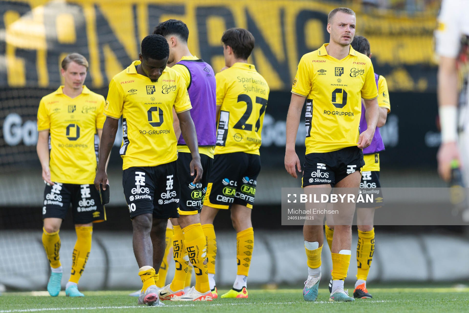 Elfsborgs spelare deppar
