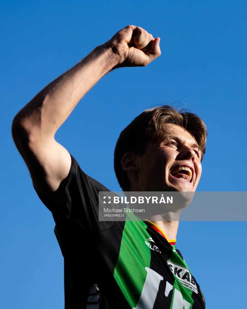 GAIS Axel Henriksson jublar