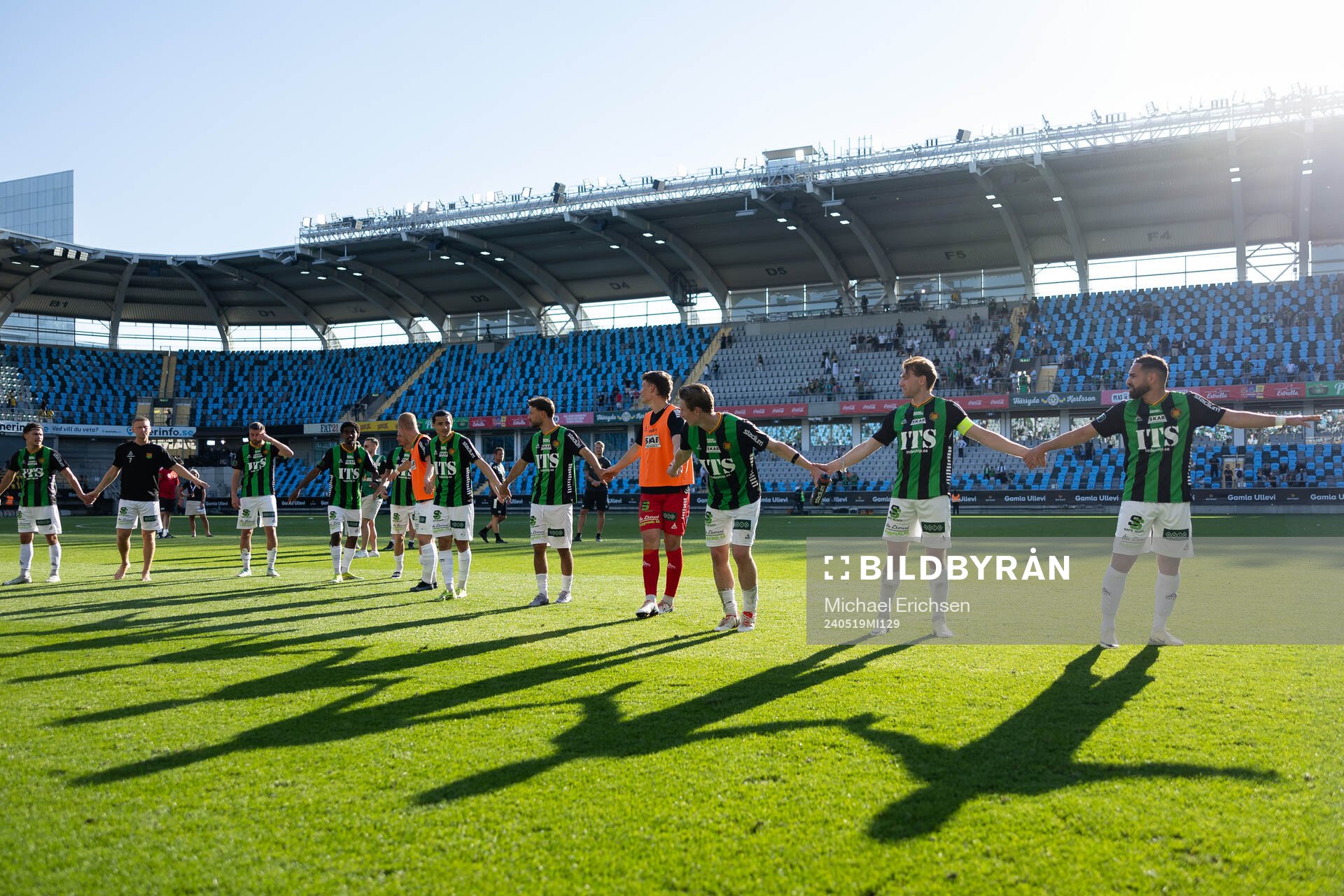 GAIS spelare jublar