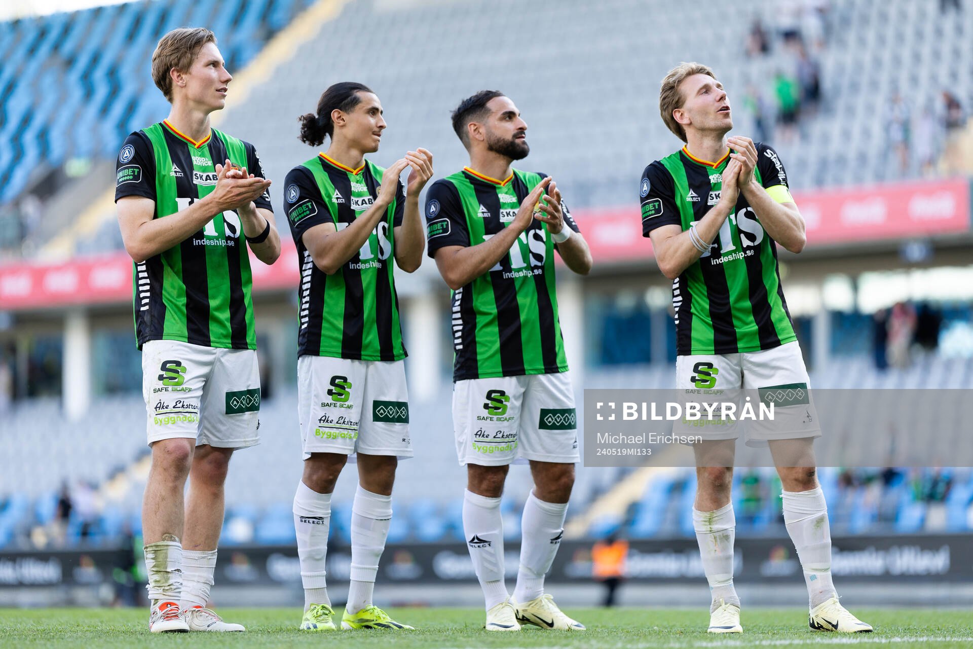 GAIS Robin Frej, Amin Boudri, Mervan Celik och August
