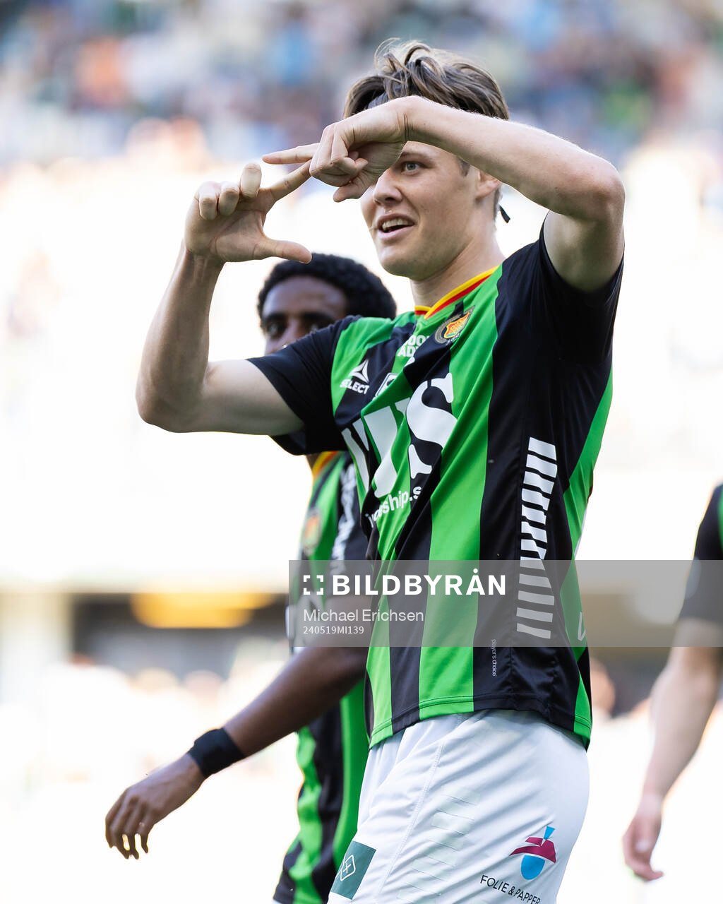 GAIS Axel Henriksson jublar