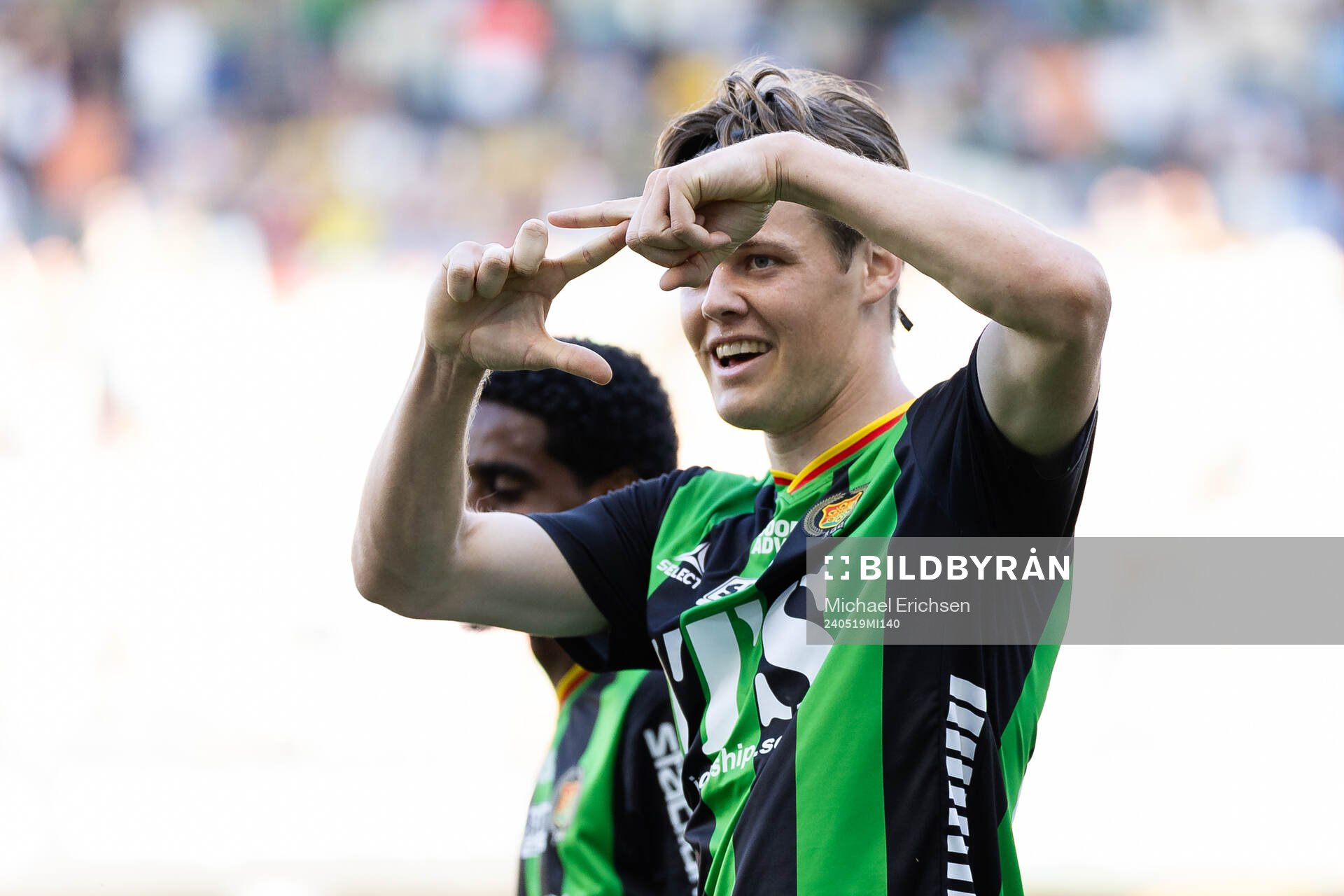 GAIS Axel Henriksson jublar