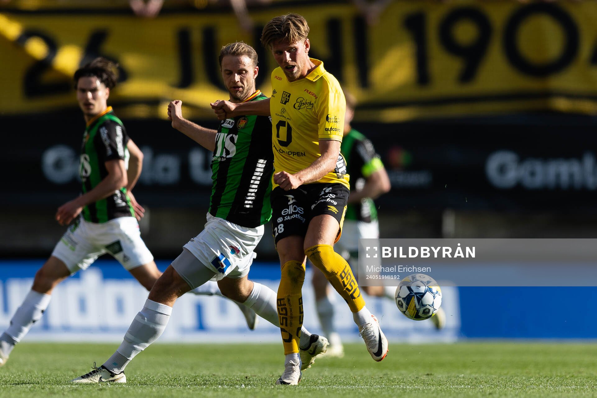 GAIS Gustav Lundgren och Elfsborgs Noah Söderberg