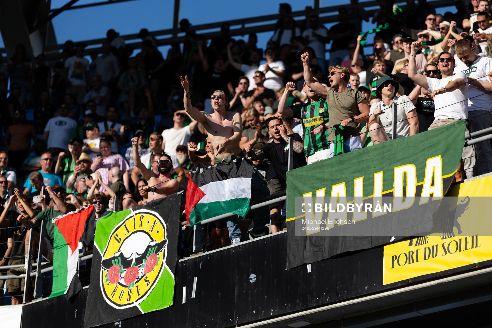 GAIS supportrar jublar