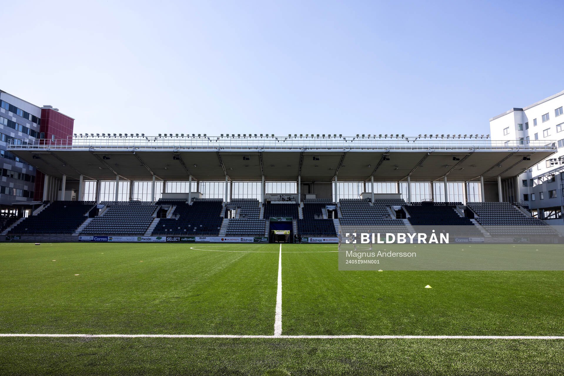 Interiör vy av Bilbörsen Arena