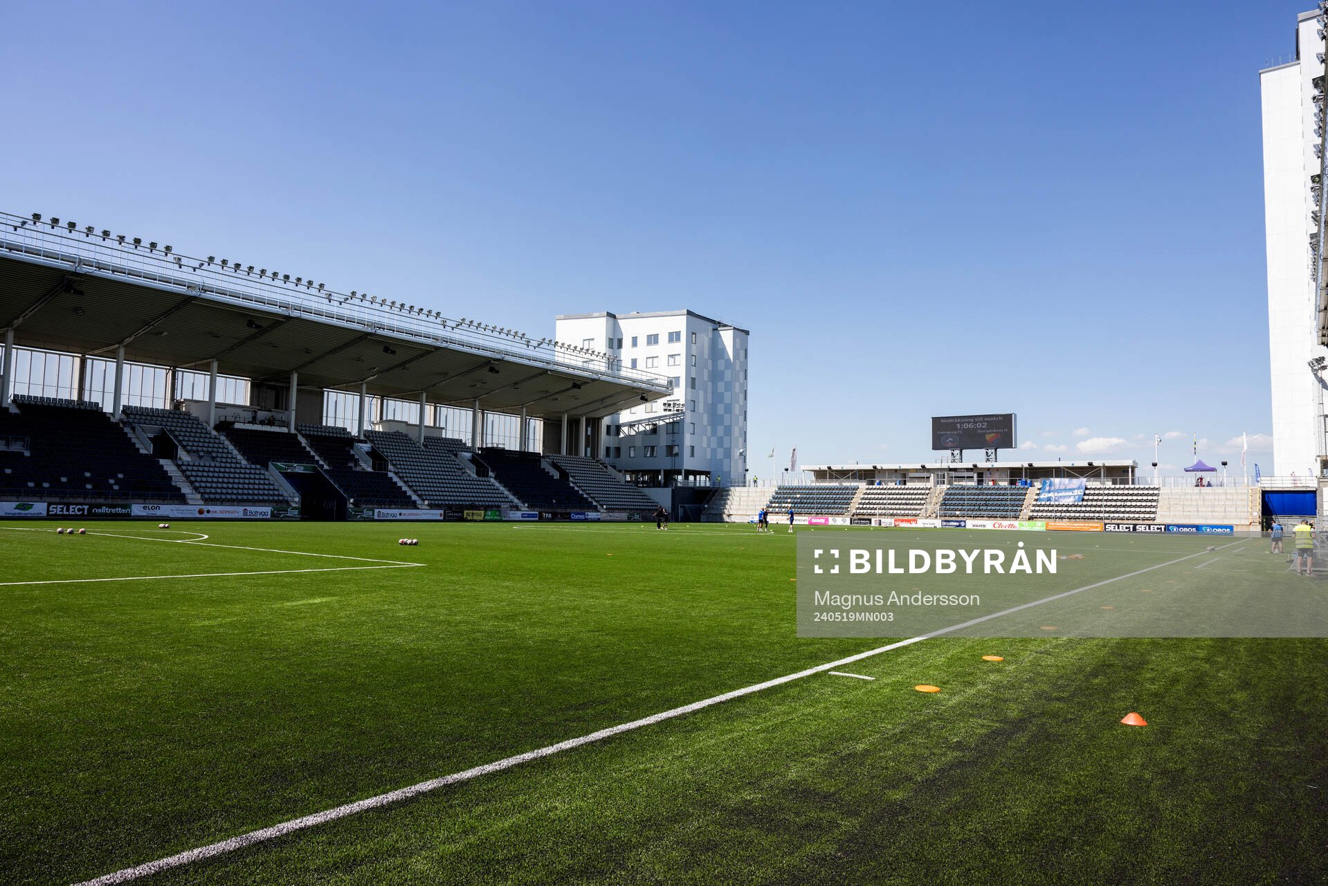 Interiör vy av Bilbörsen Arena