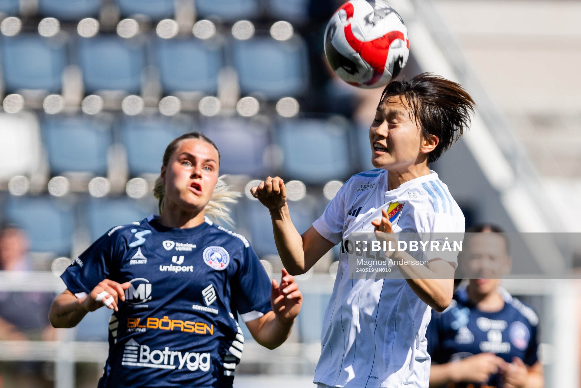 Linköpings Johanna Svedberg och Djurgårdens Shinomi Koyama