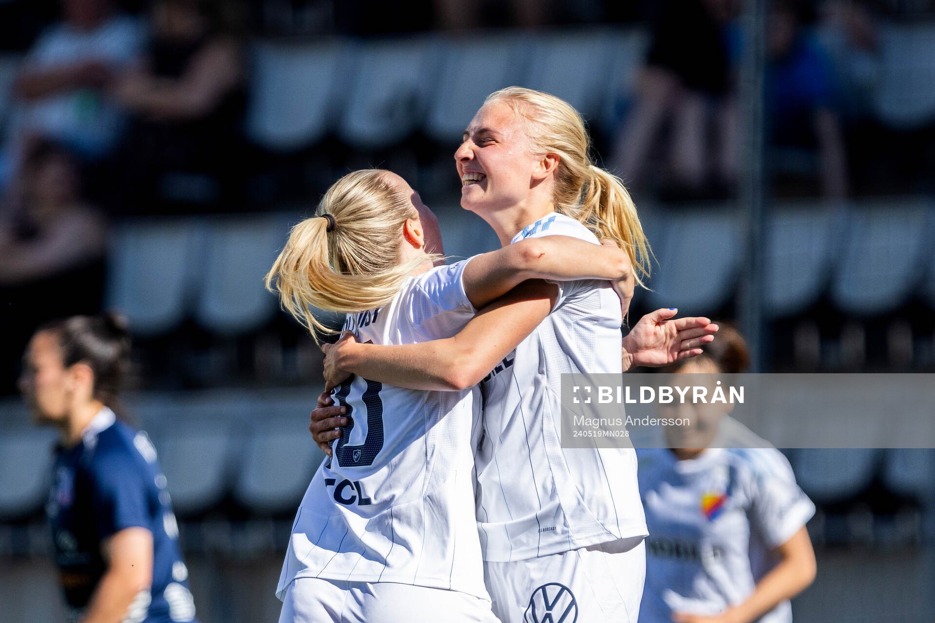 Djurgårdens Stinalisa Johansson jublar