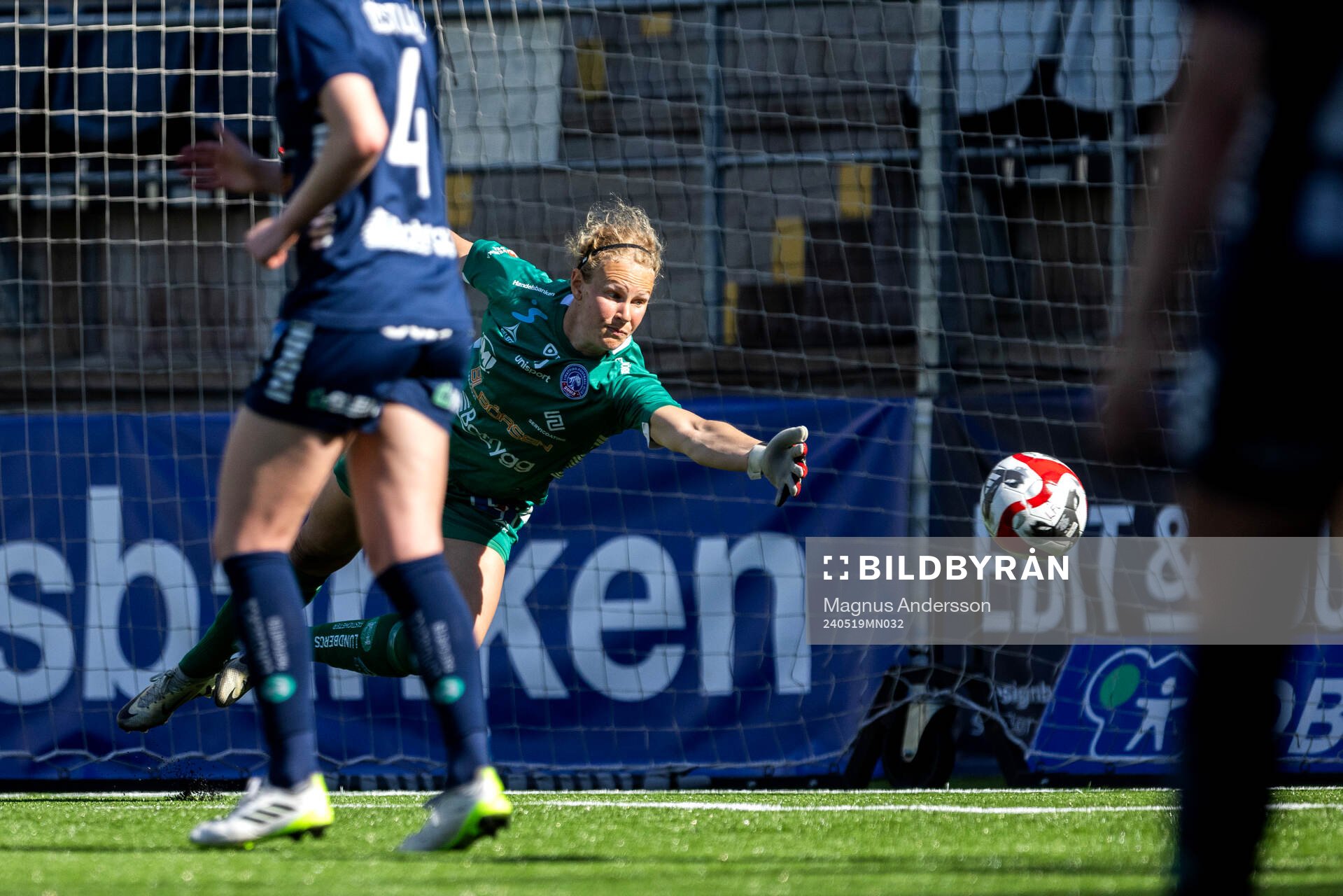 Linköpings målvakt Cajsa Andersson
