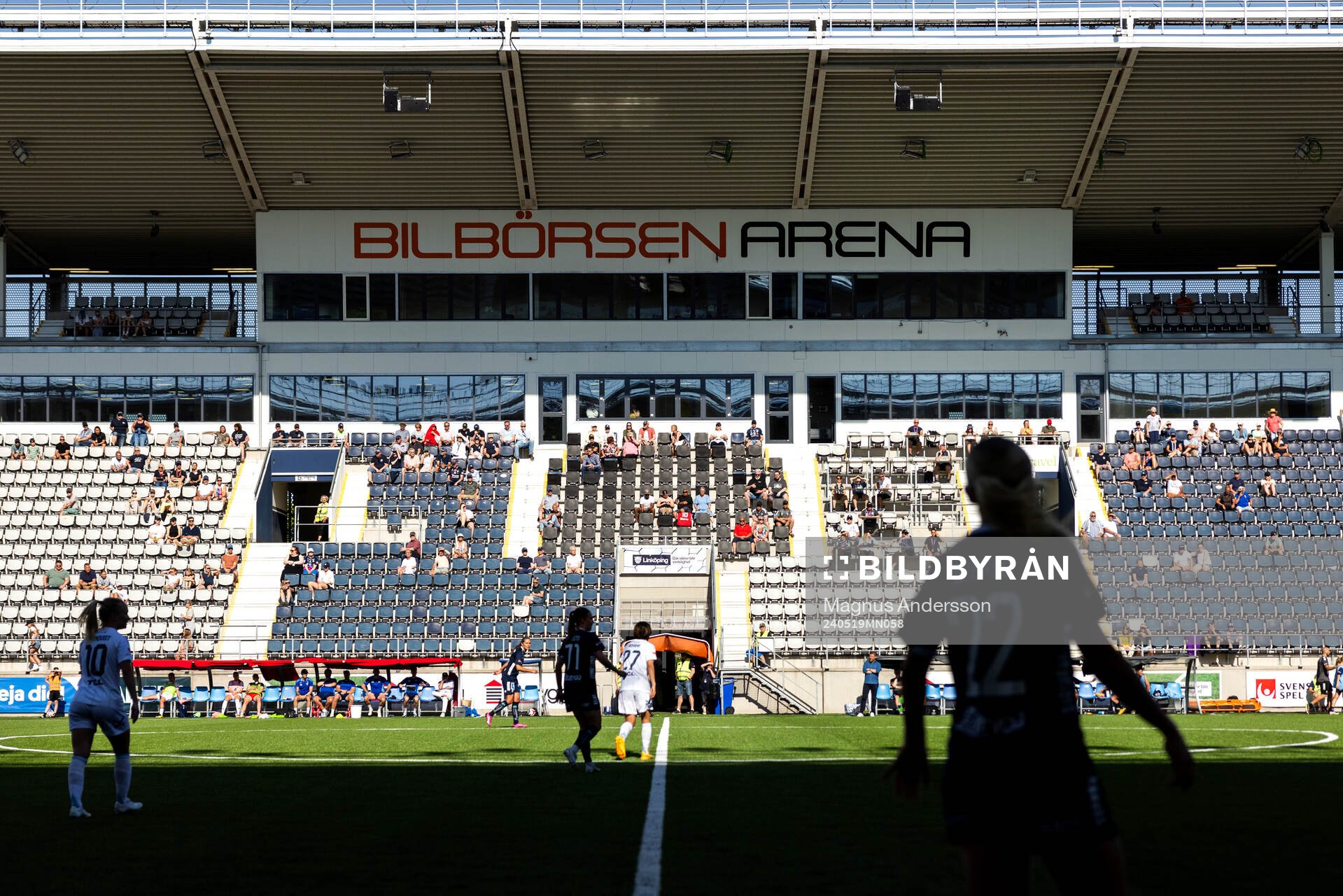 Interiör av Bilbörsen Arena