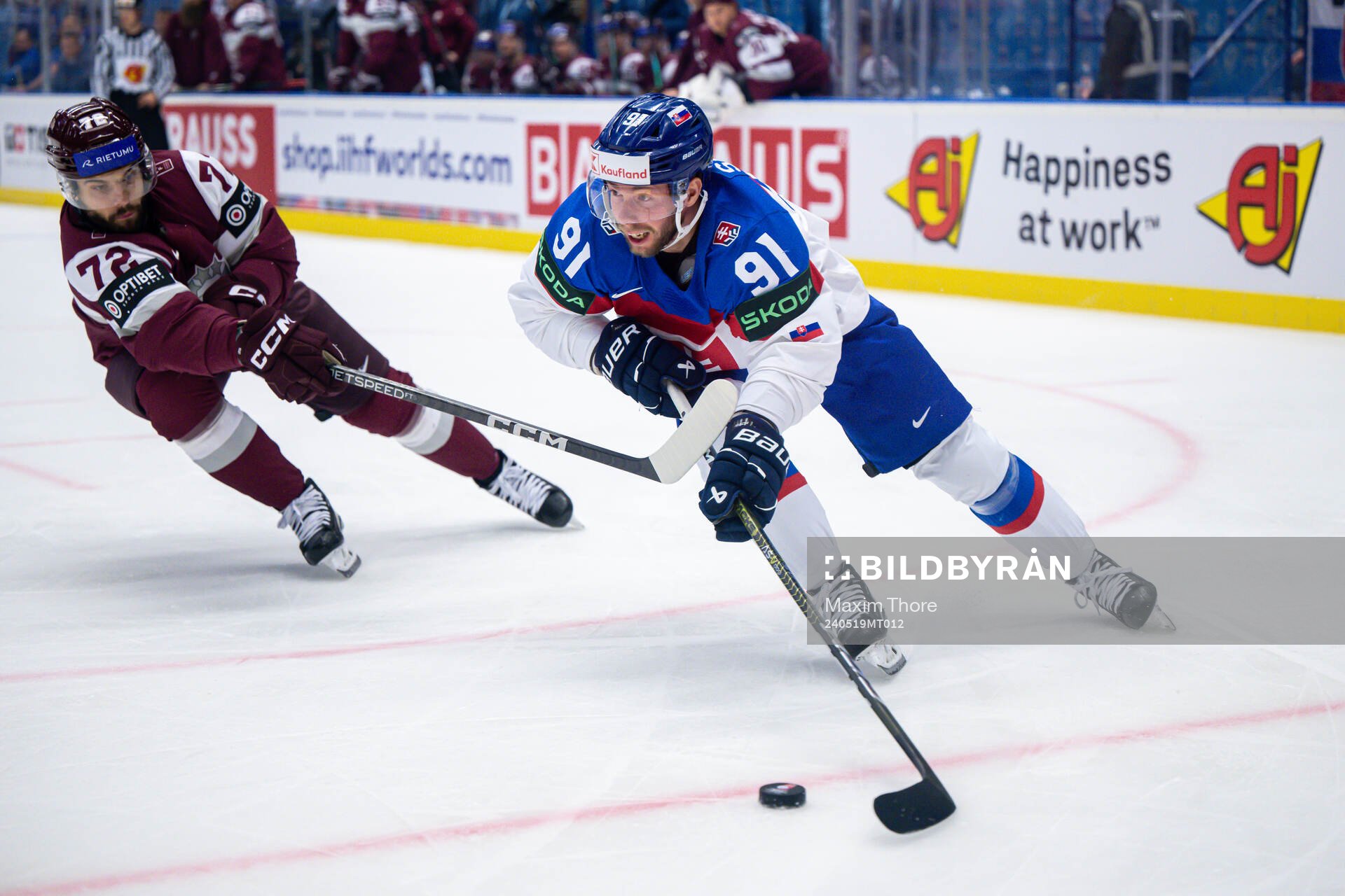 Janis Jaks of Latvia and Matus Sukel of Slovakia