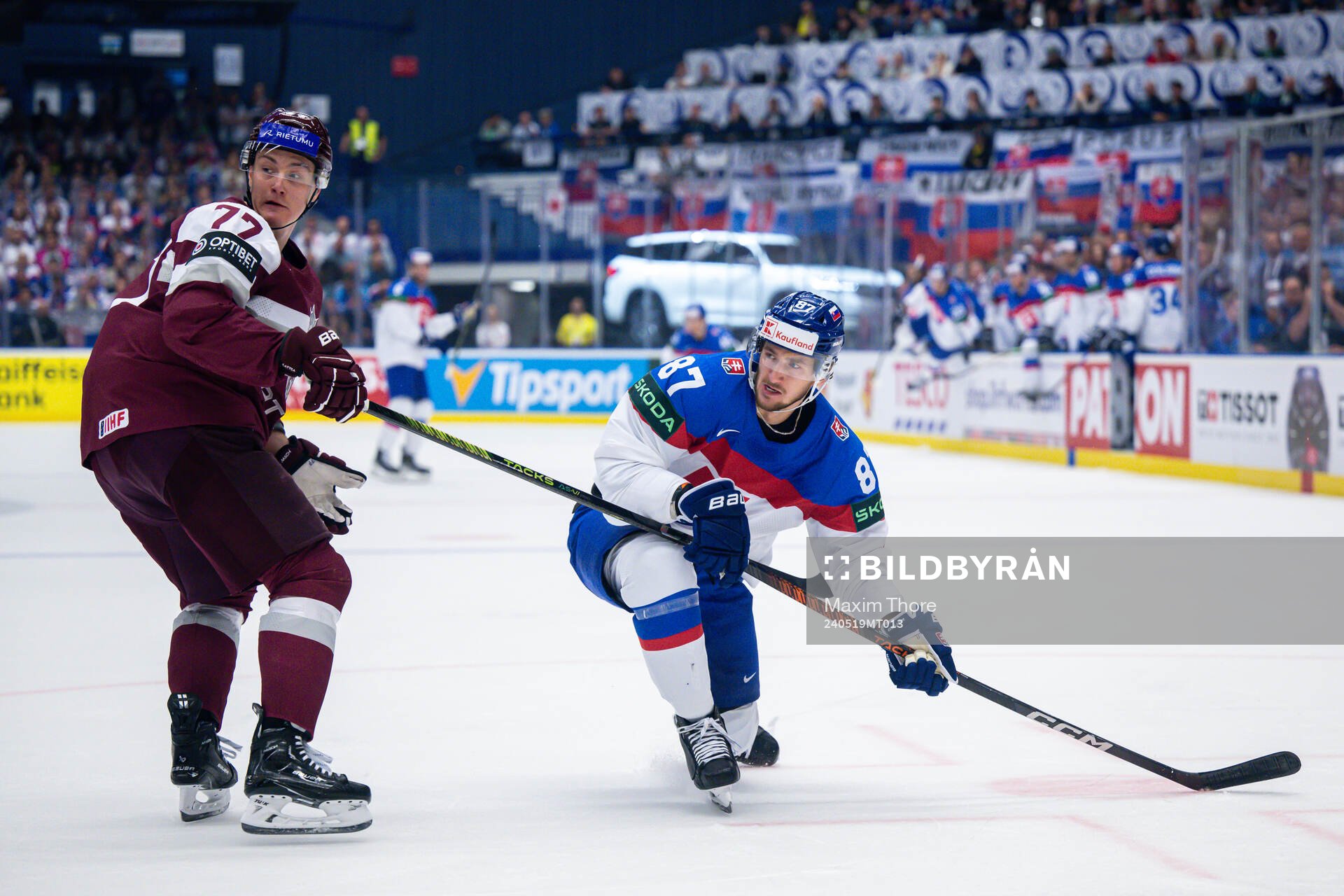 Roberts Kristaps Zile of Latvia and Pavol Regenda of