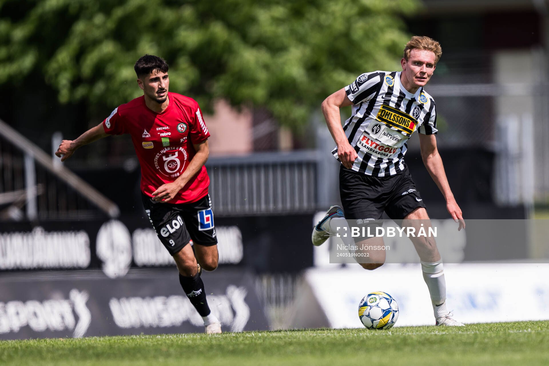Örebros Peter Gwargis och Landskronas Melker Jonsson
