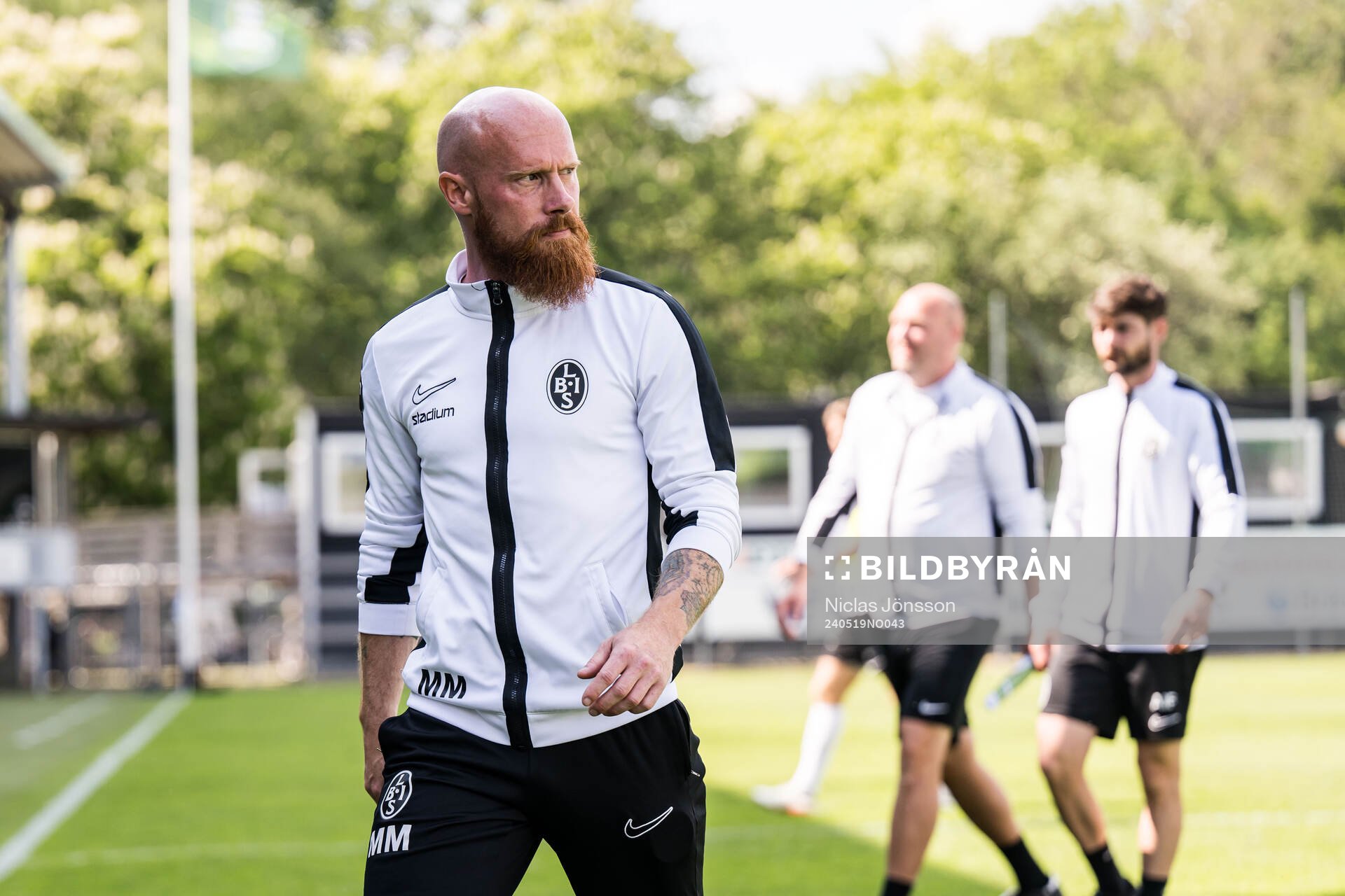 Landskronas tränare Max Mölder deppar