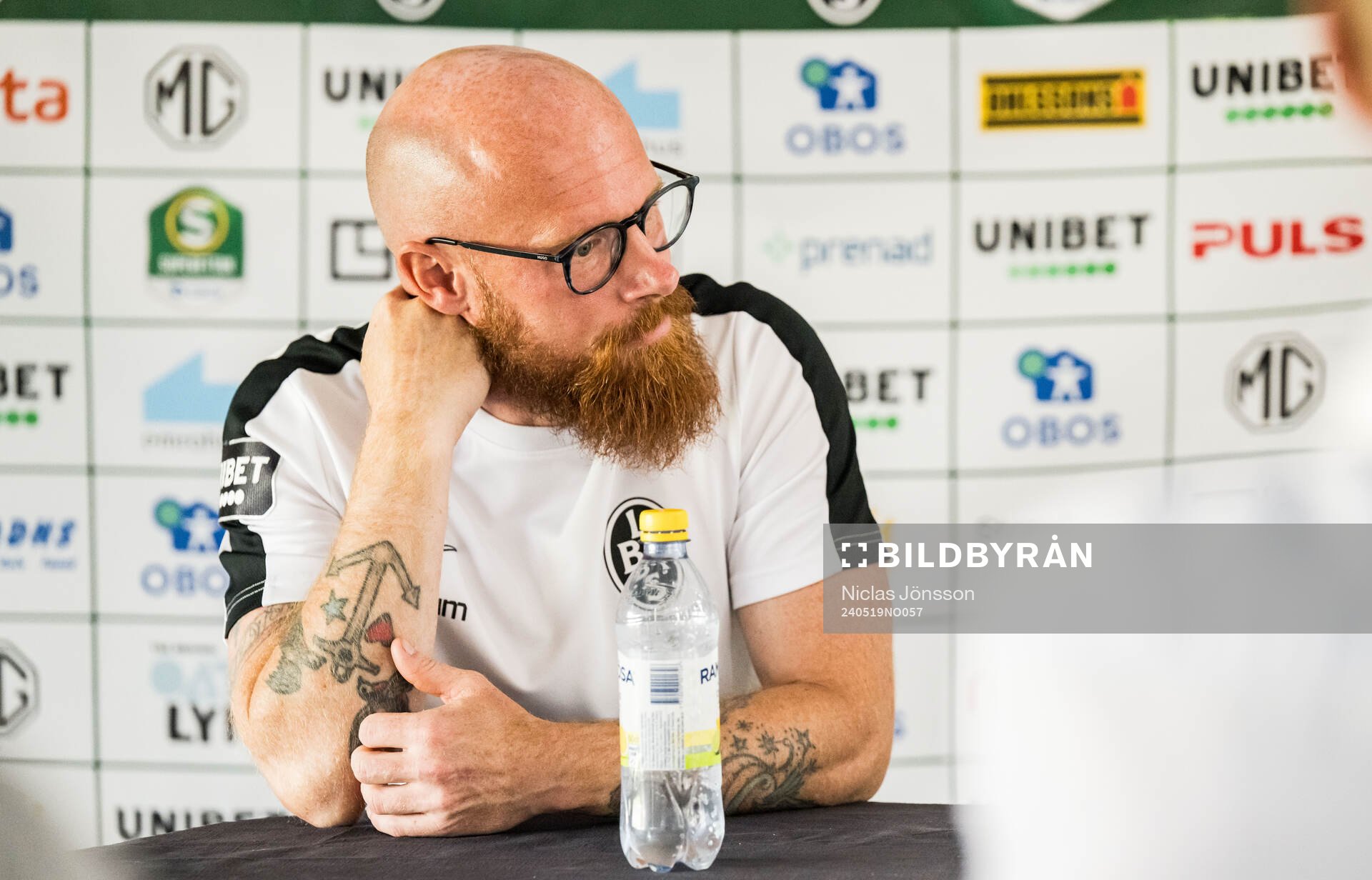 Landskronas tränare Max Mölder deppar