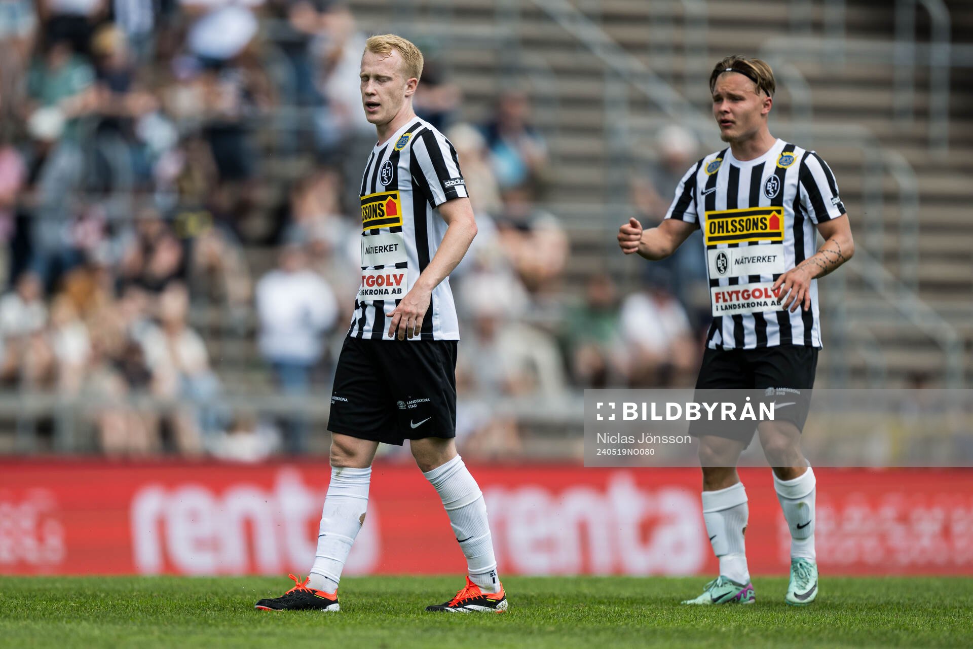 Landskronas Adam Egnell och Vincent Sundberg