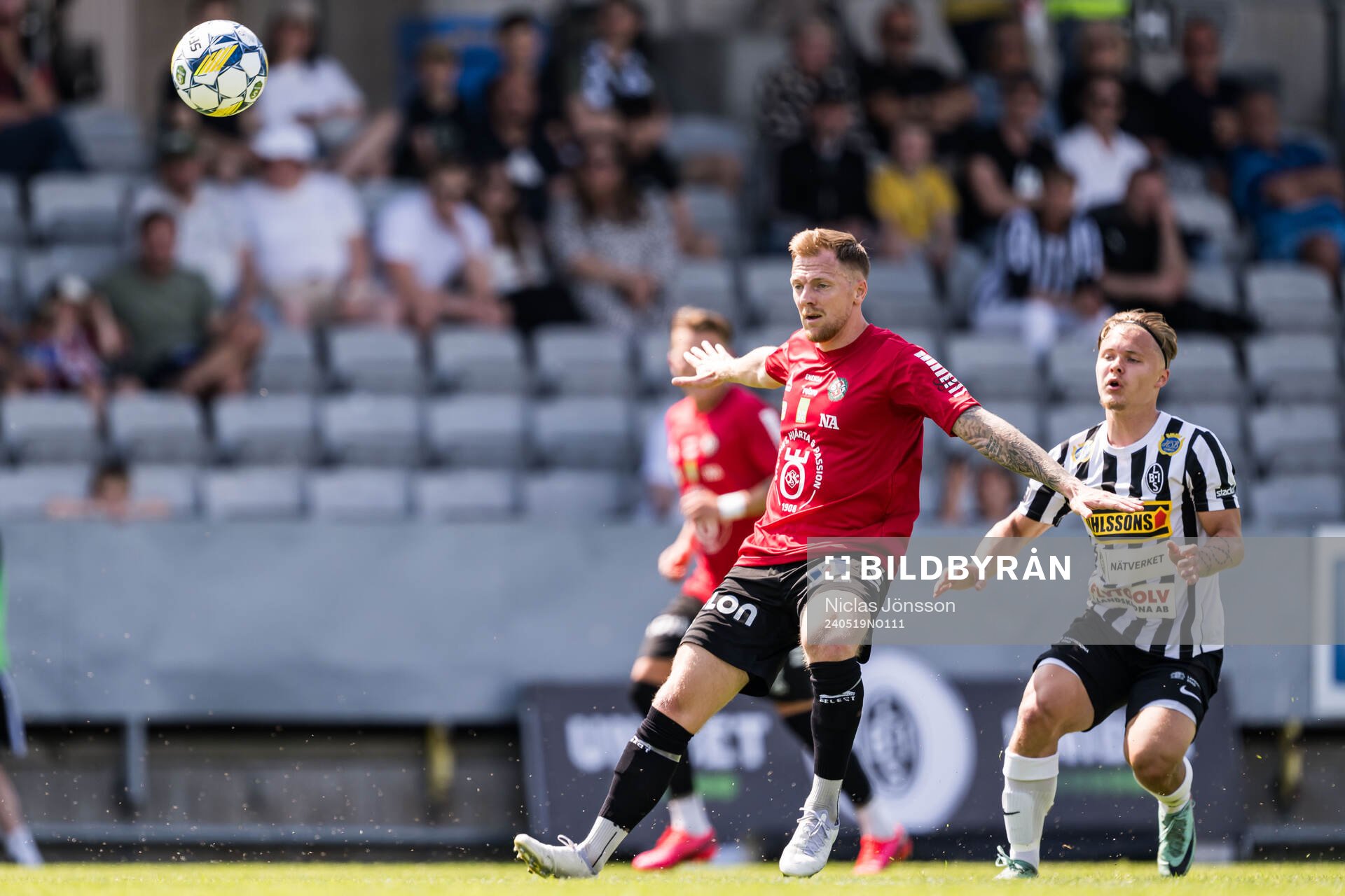 Örebros Jesper Modig och Landskronas Vincent Sundberg