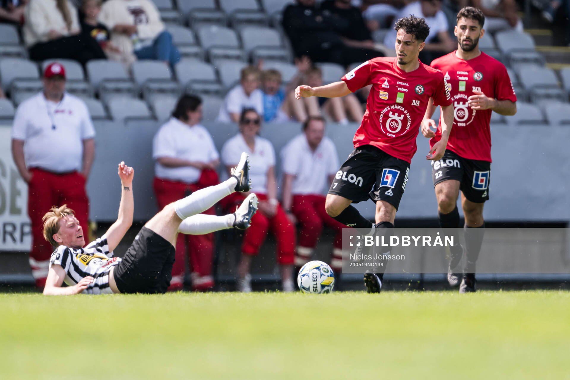 Landskronas Adam Egnell och Örebros Elias Barsoum
