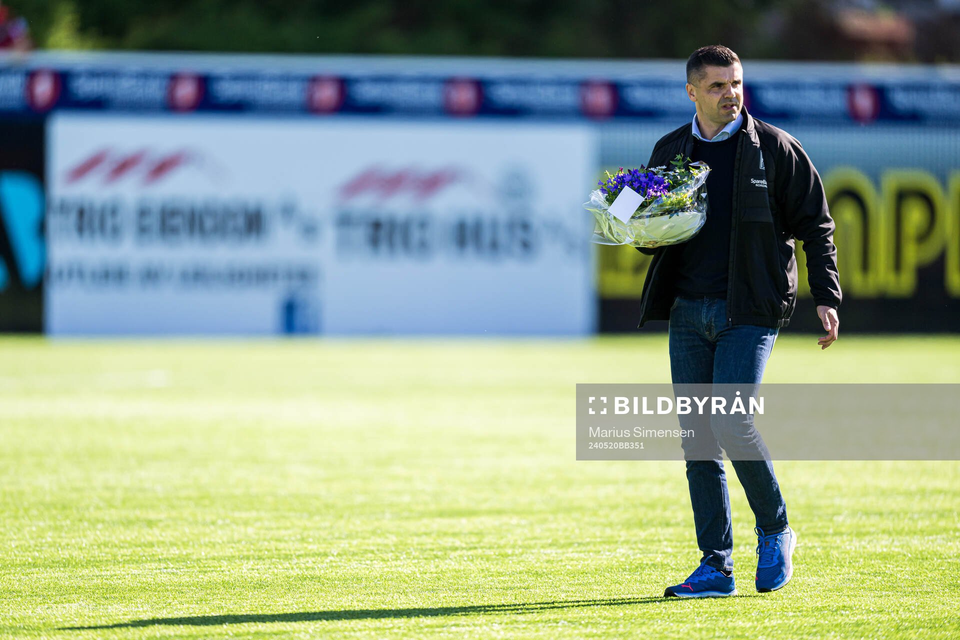 Eirik Hoseth, sports director of Kristiansund,ahead of the Eliteserien match between Kristiansund and Brann on May 20, 2024 in Kristiansund.