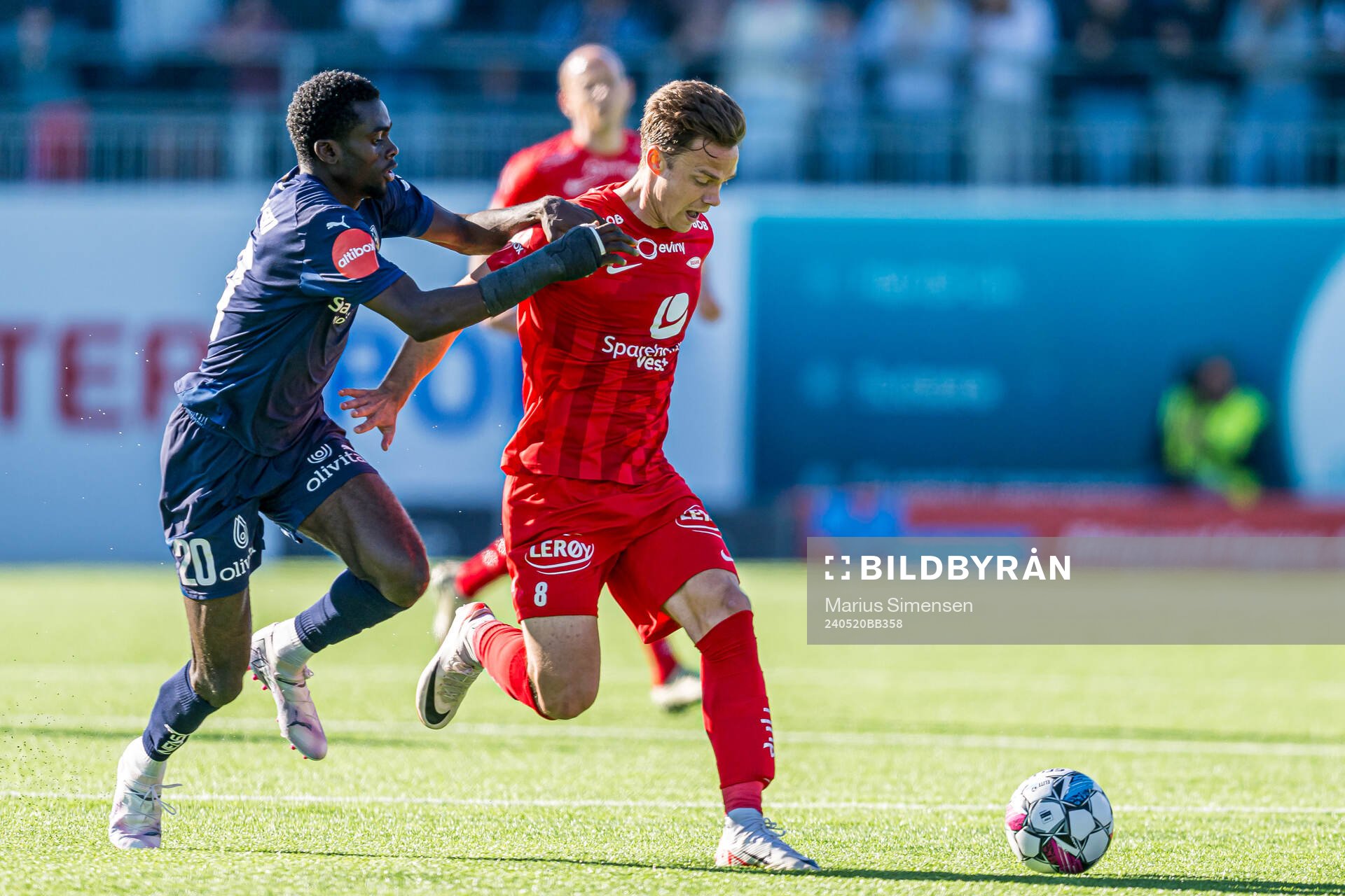 Wilfred Igor George of Kristiansund and Felix Horn Myhre of