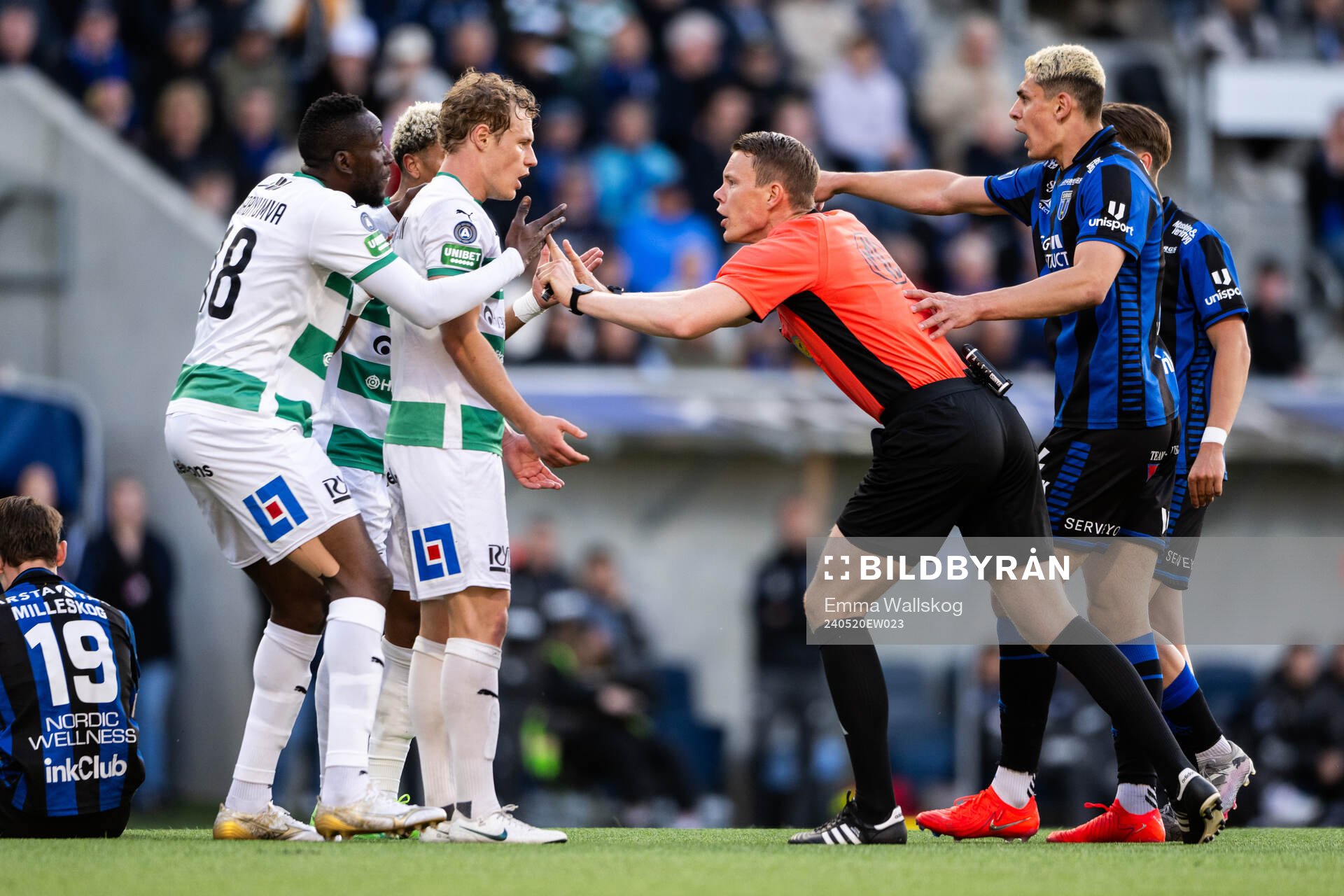Västerås Frederic Nsabiyumva, Herman Magnusson, Domare
