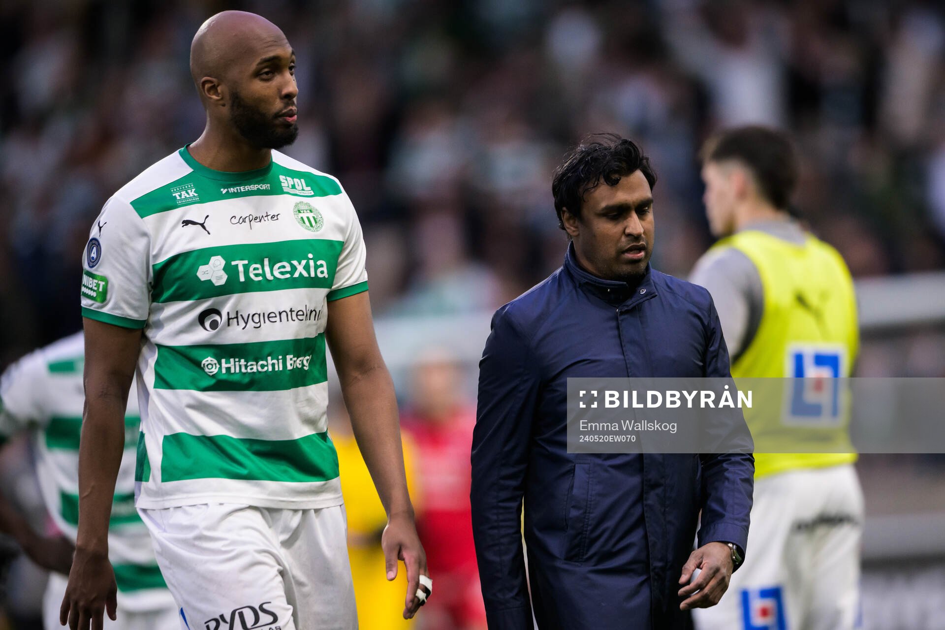 Västerås Jabir Abdihakim Ali och tränare Kalle Karlsson