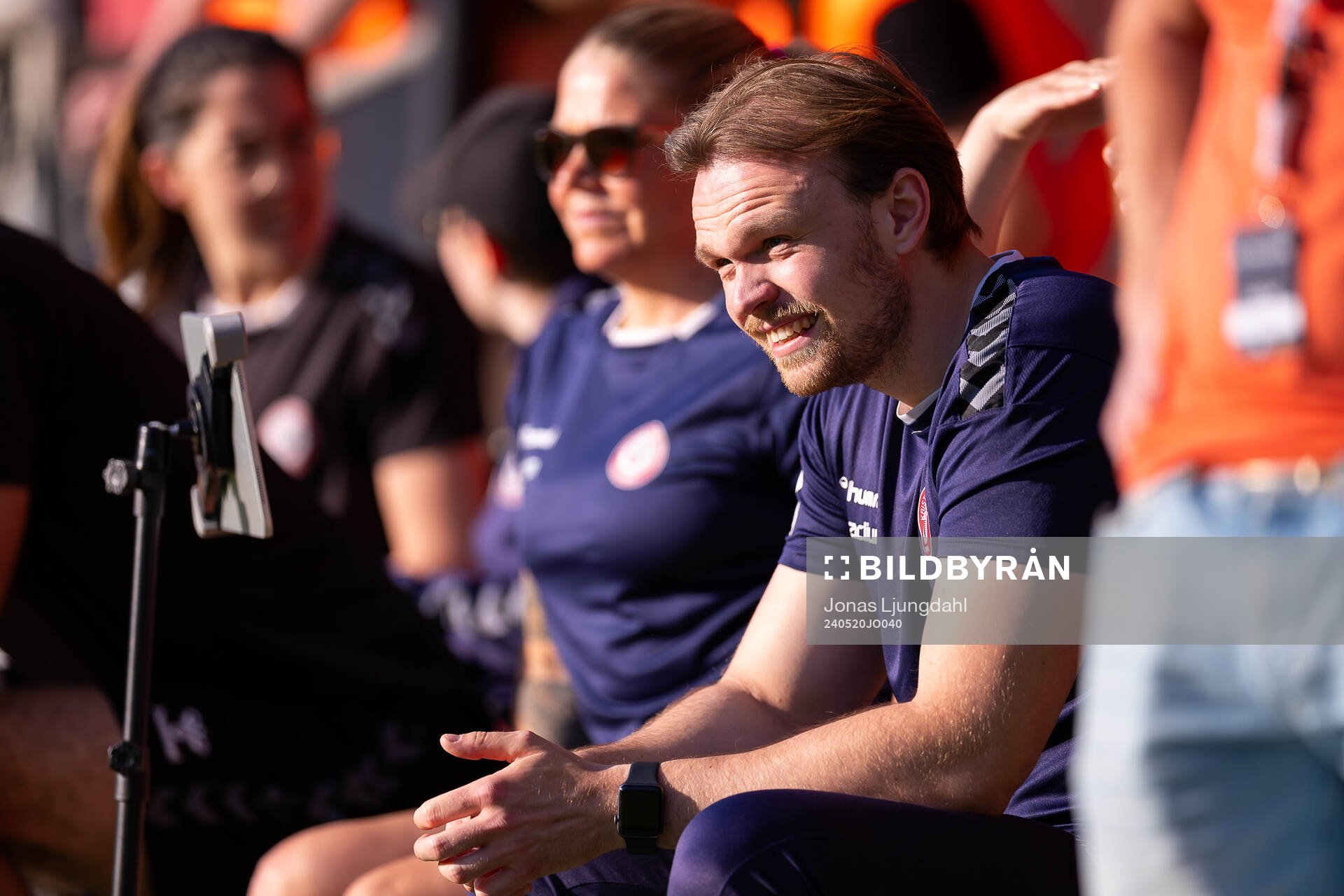 Kristianstads tränare Daniel Angergård