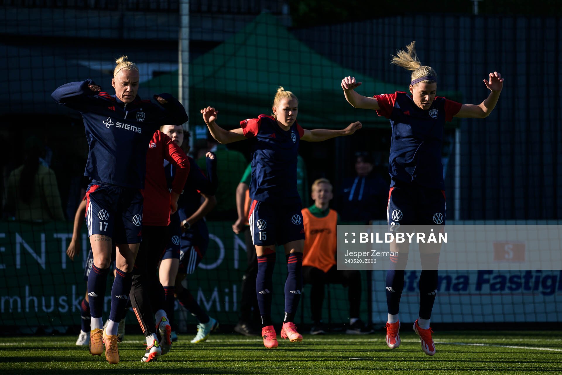 FC Rosengårds Caroline Seger och Olivia Schough