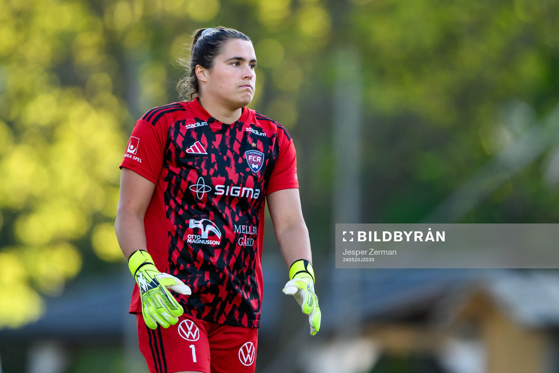 FC Rosengårds målvakt Eartha Cumings