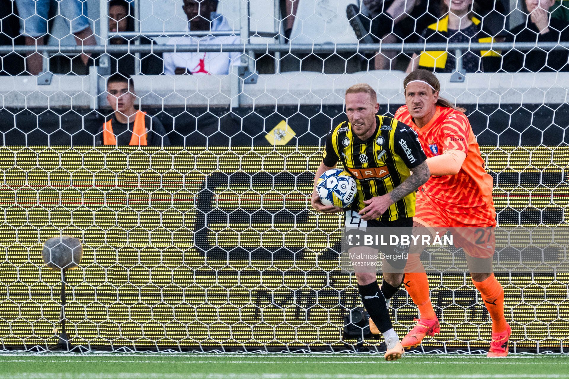 Häckens Mikkel Rygaard Jensen, Malmö FFs Johan Dahlin