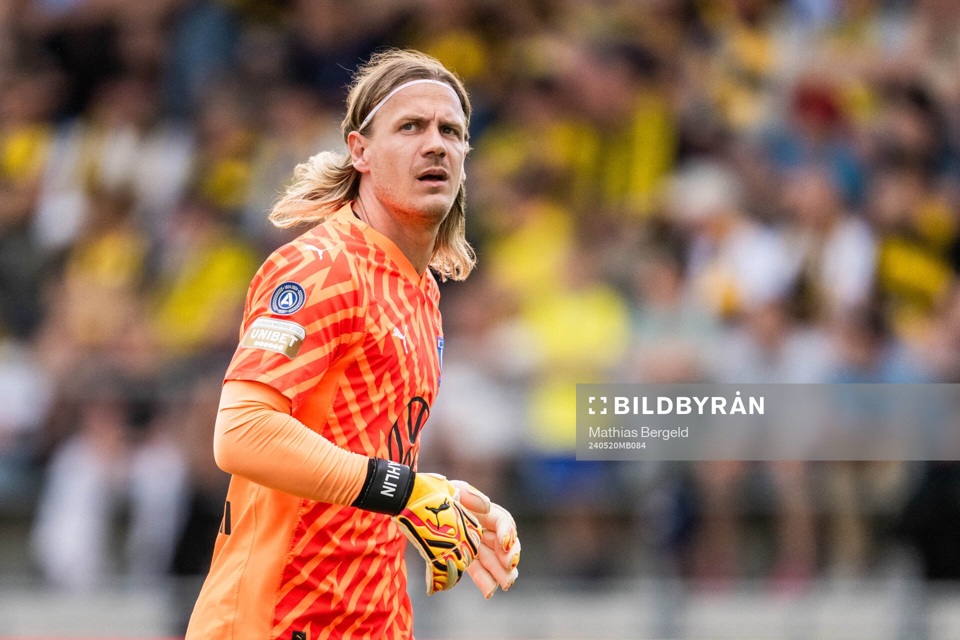 Malmö FFs målvakt Johan Dahlin