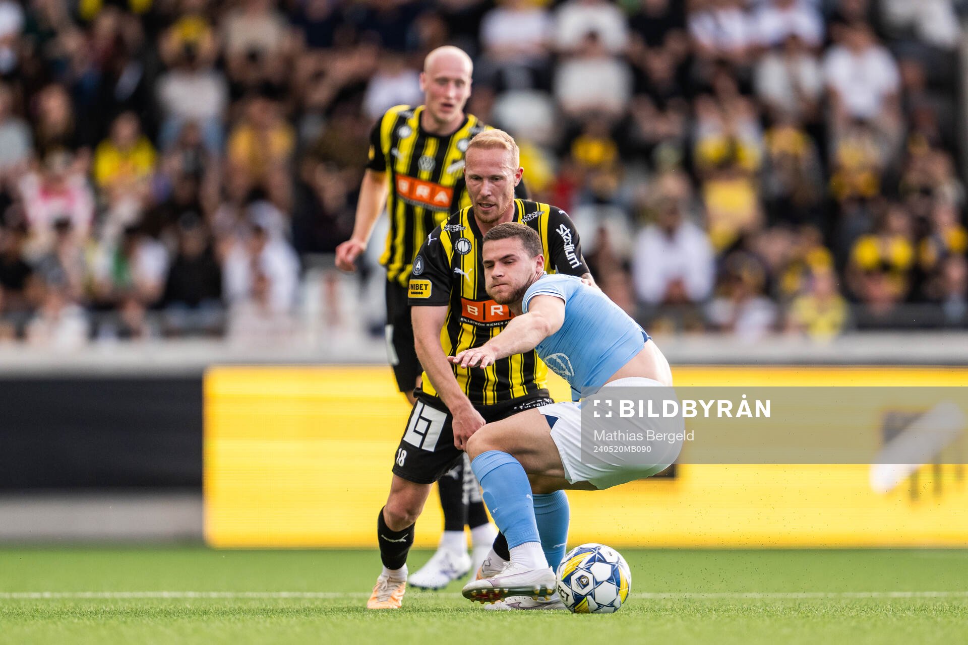 Häckens Mikkel Rygaard Jensen och Malmö FFs Gabriel