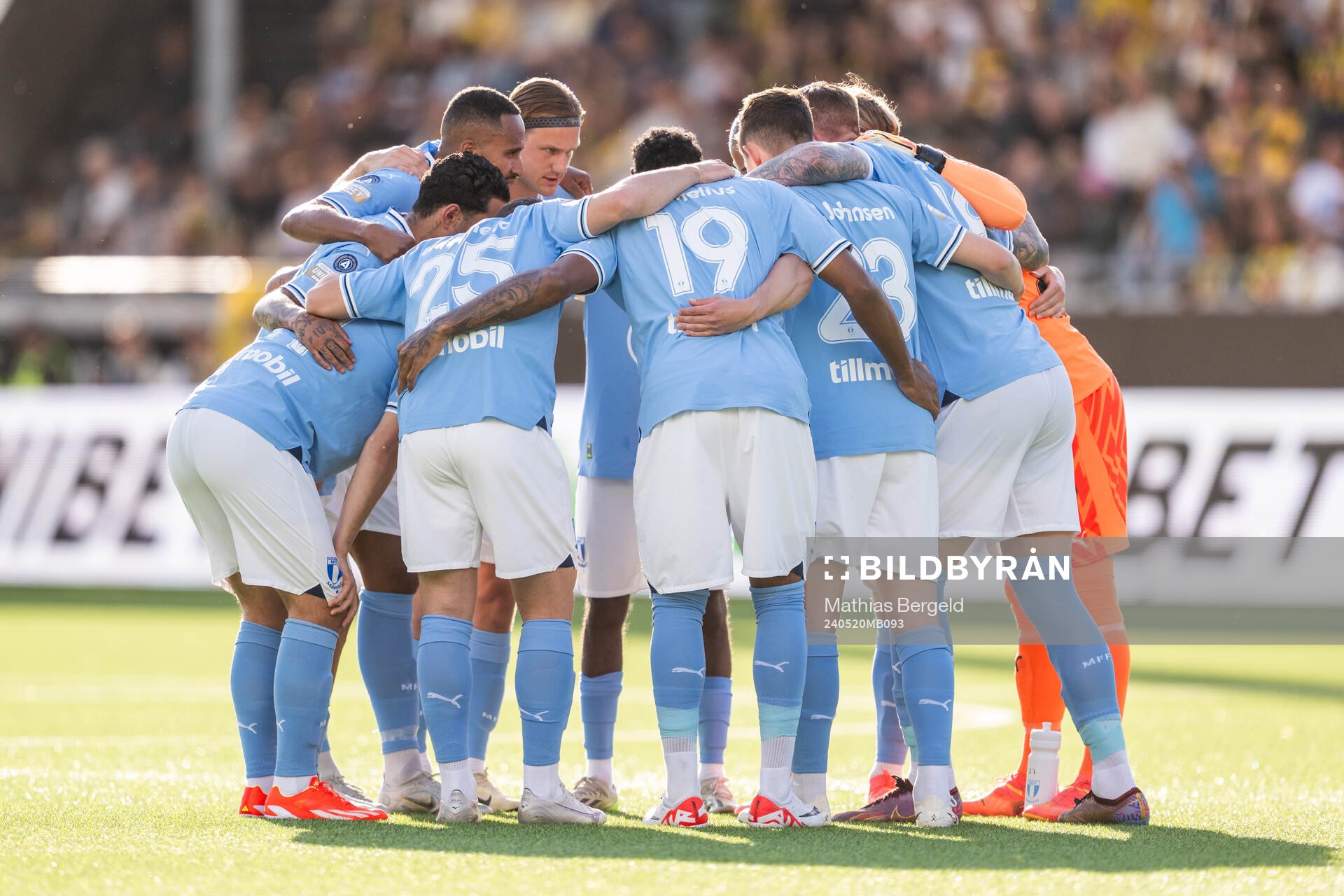 Malmö FFs spelare samlas