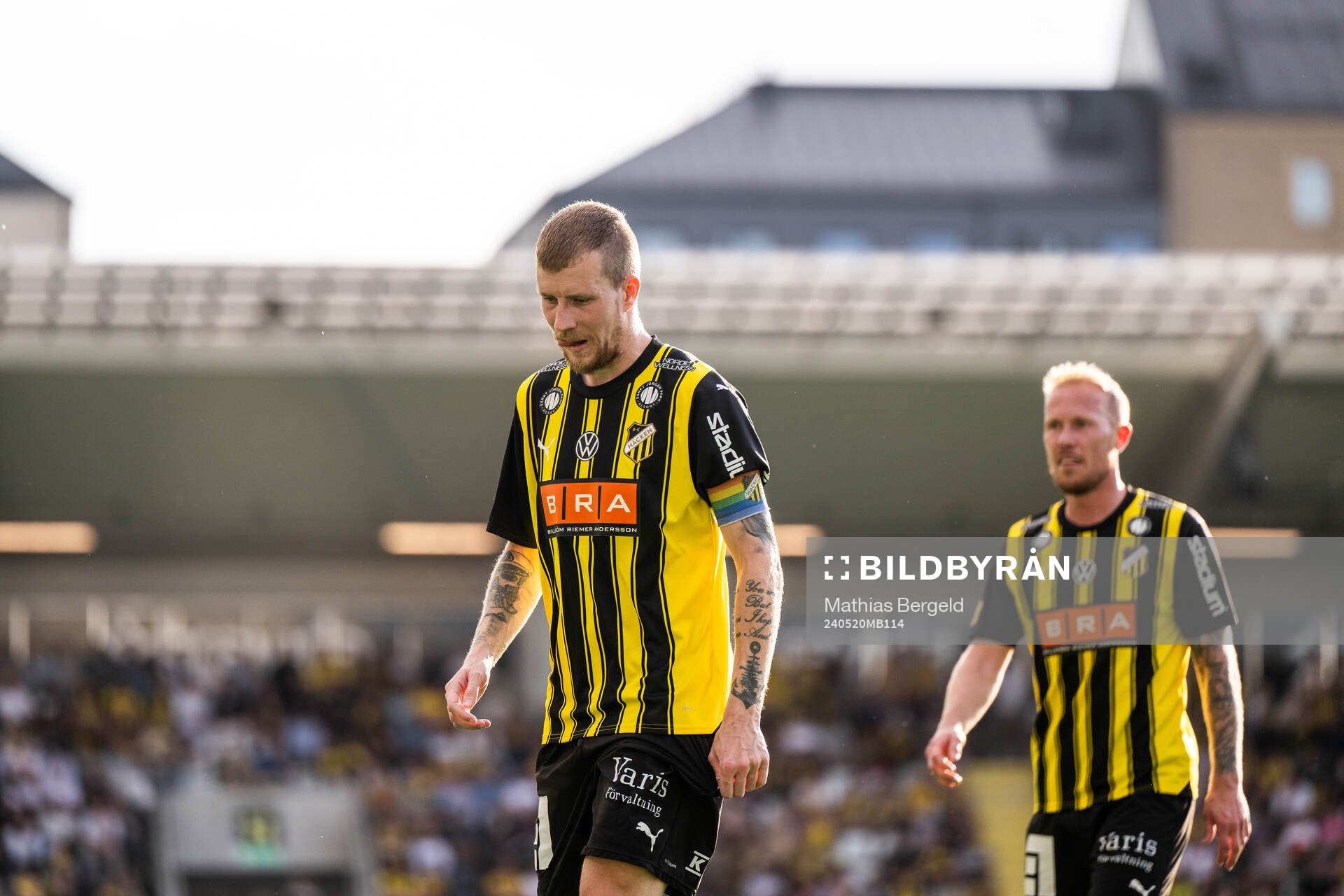 Häckens Simon Gustafson och Mikkel Rygaard Jensen