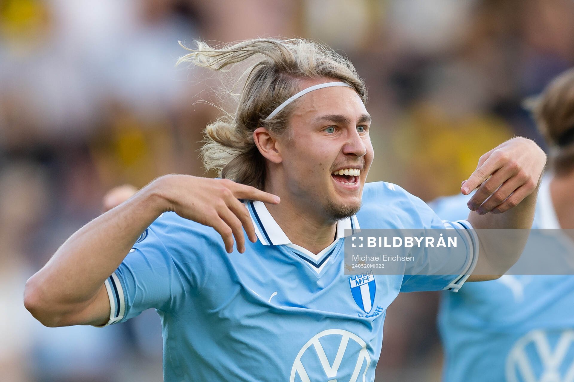 Malmö FFs Sebastian Nanasi jublar