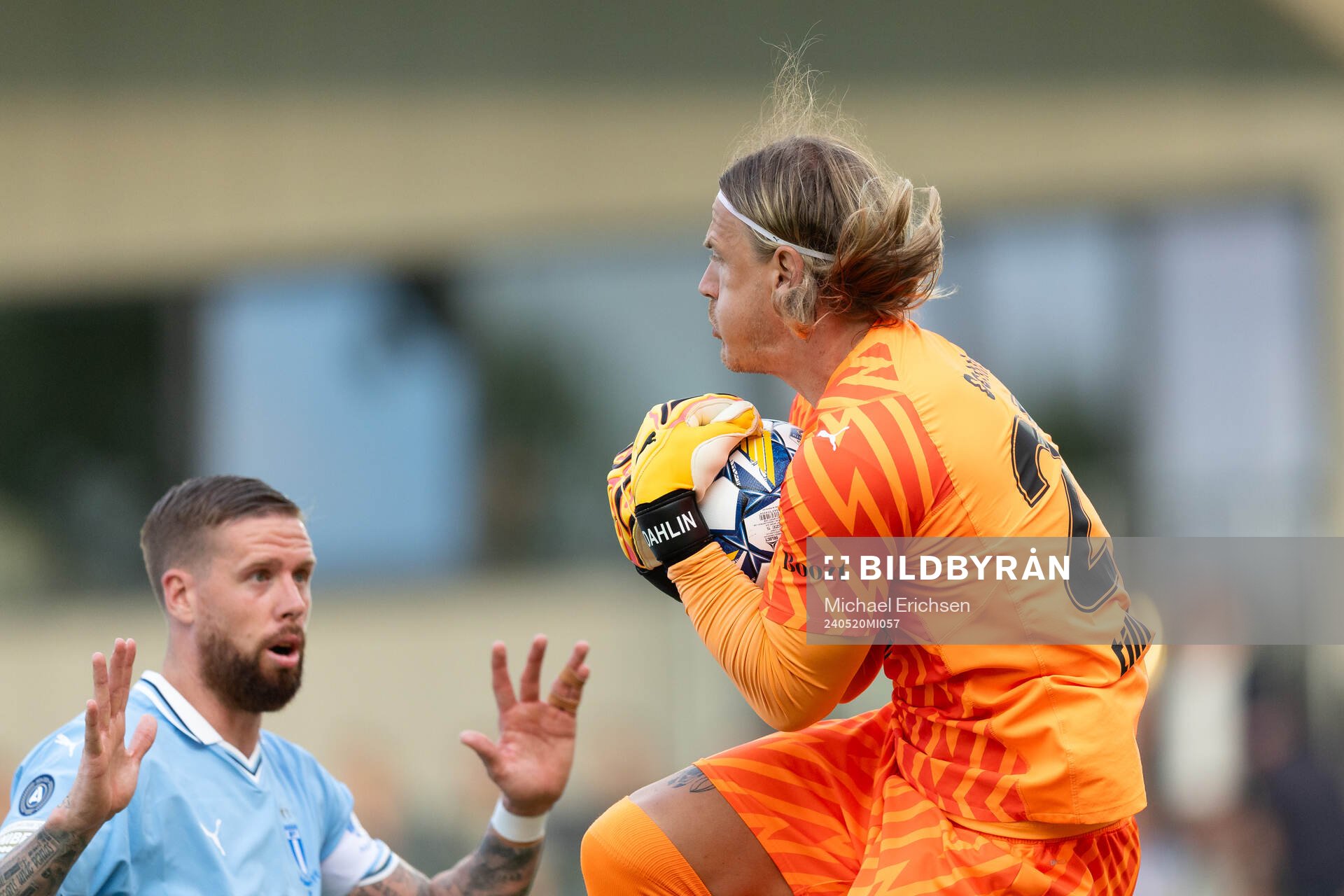 Malmö FFs målvakt Johan Dahlin