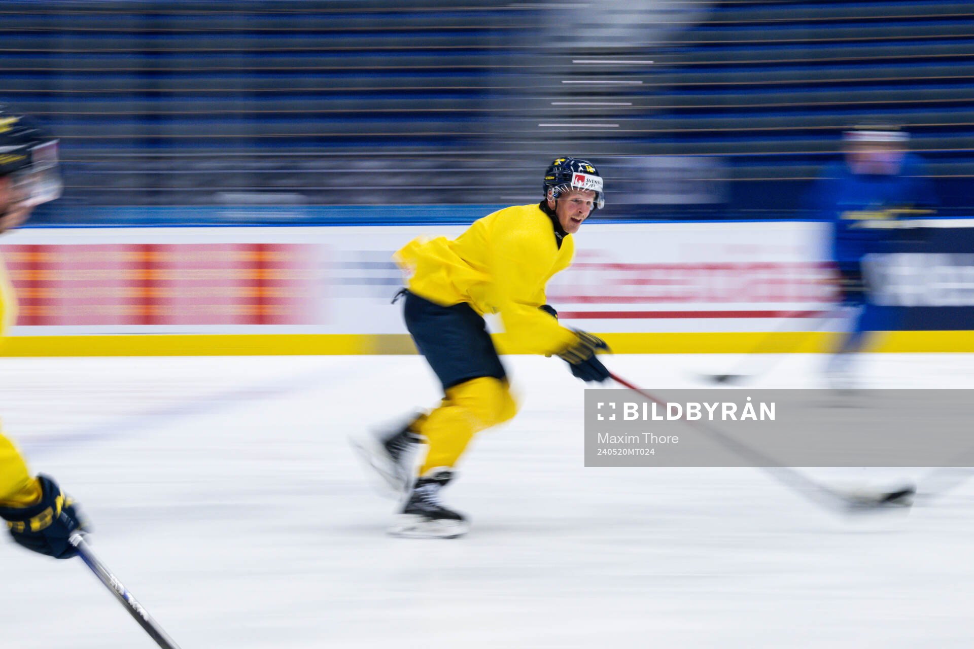 Max Friberg of Sweden at a practice session