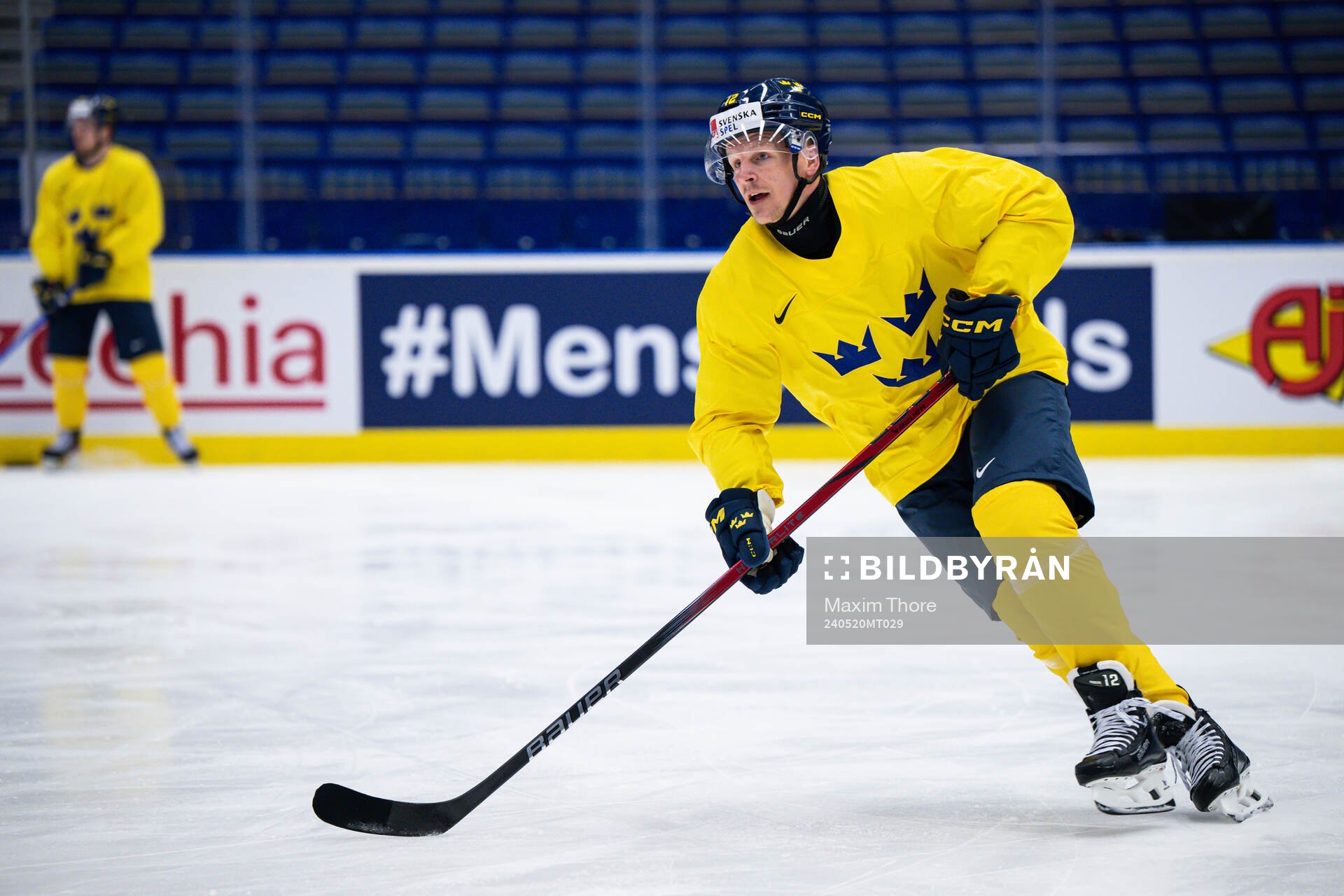 Max Friberg of Sweden at a practice session