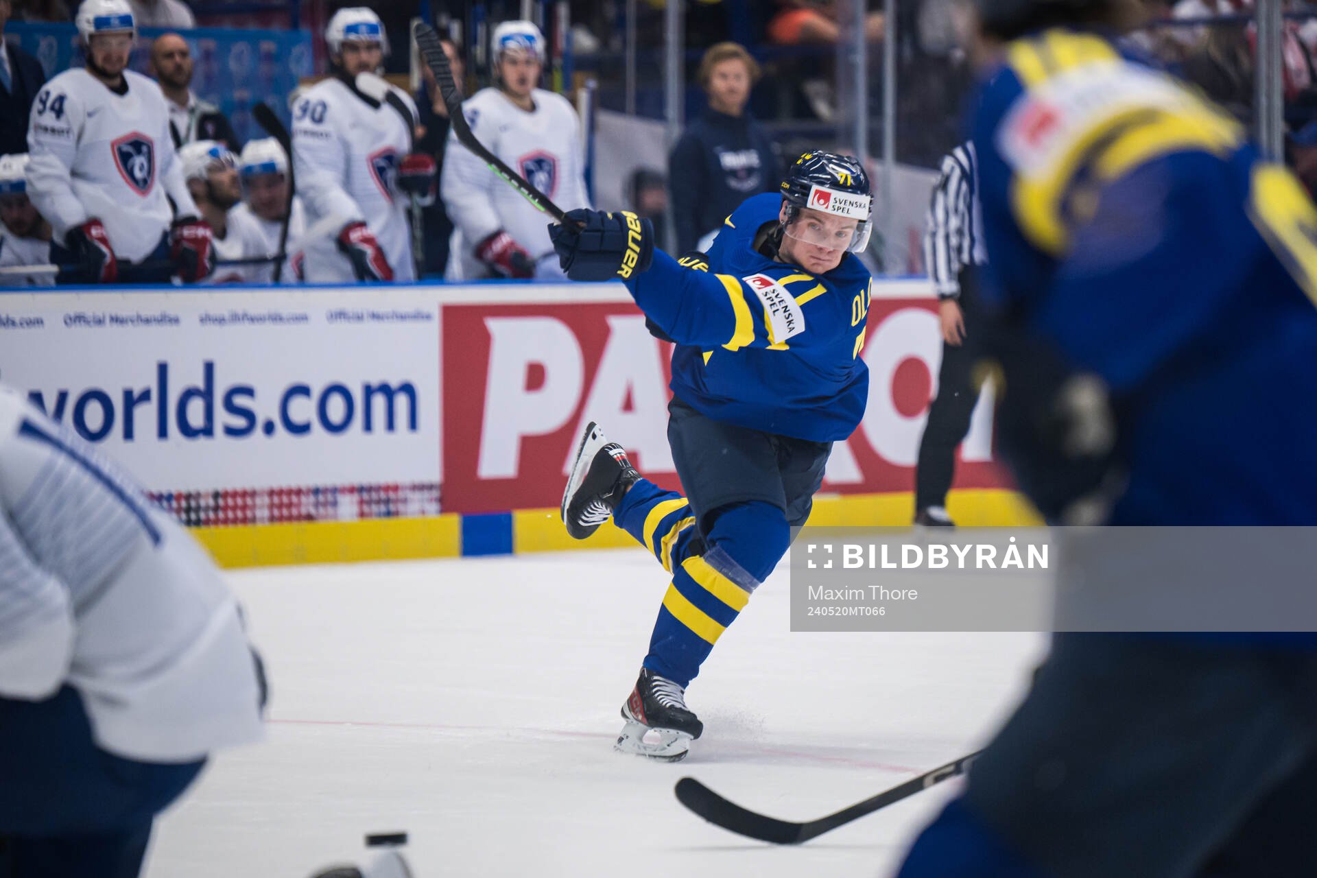 Victor Olofsson of Sweden
