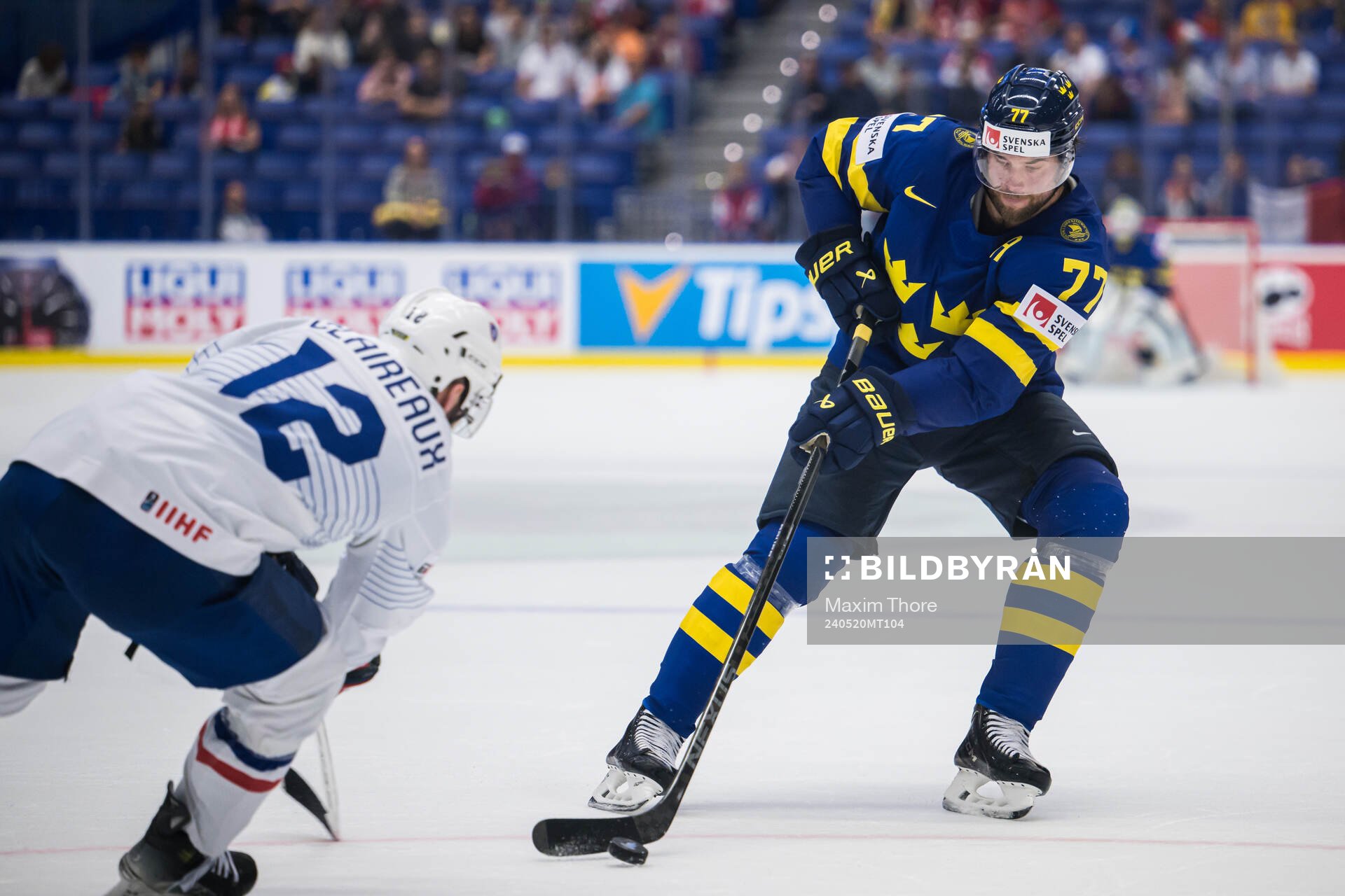 Victor Hedman of Sweden